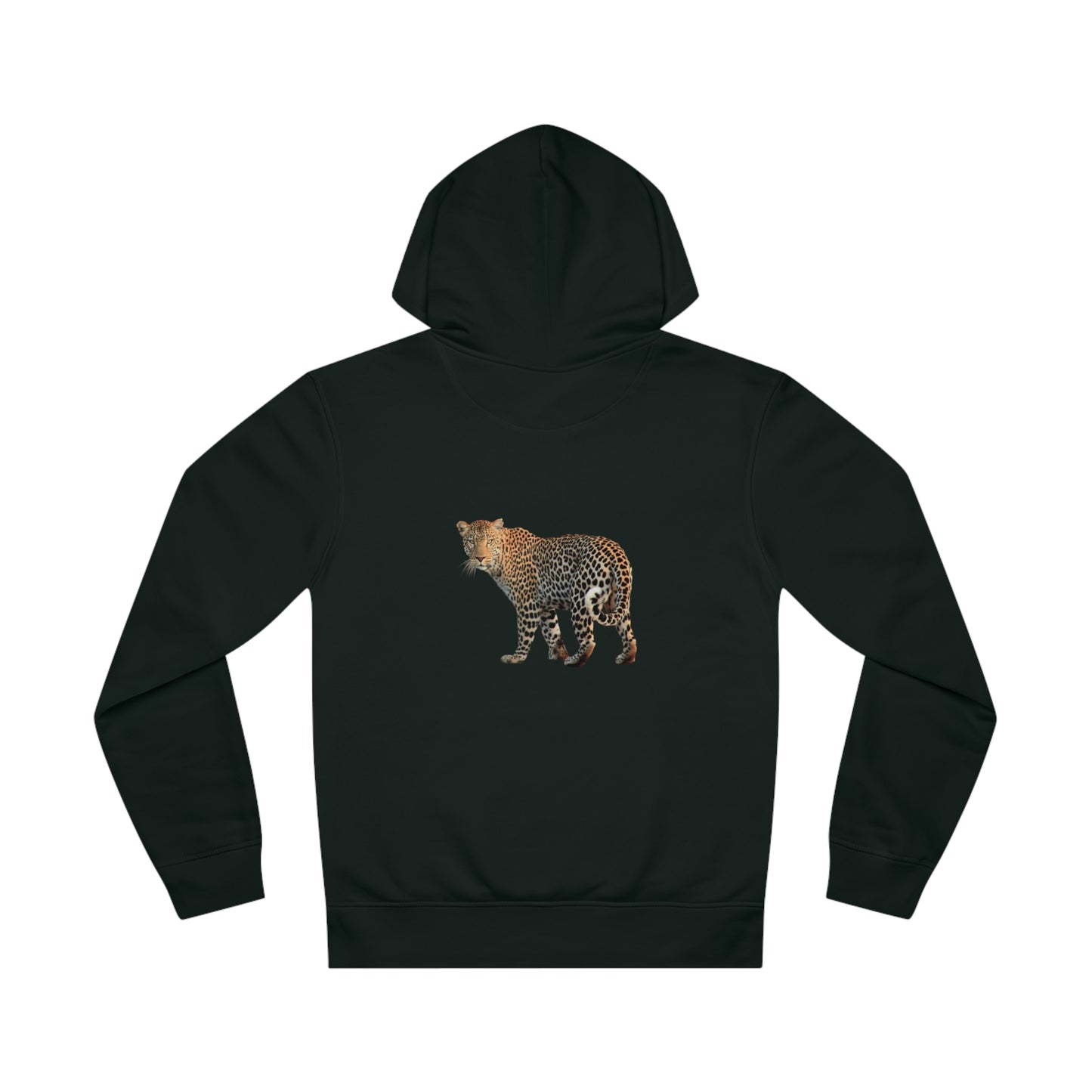 Leopard Turn Organic Material Hoodie Sweatshirt