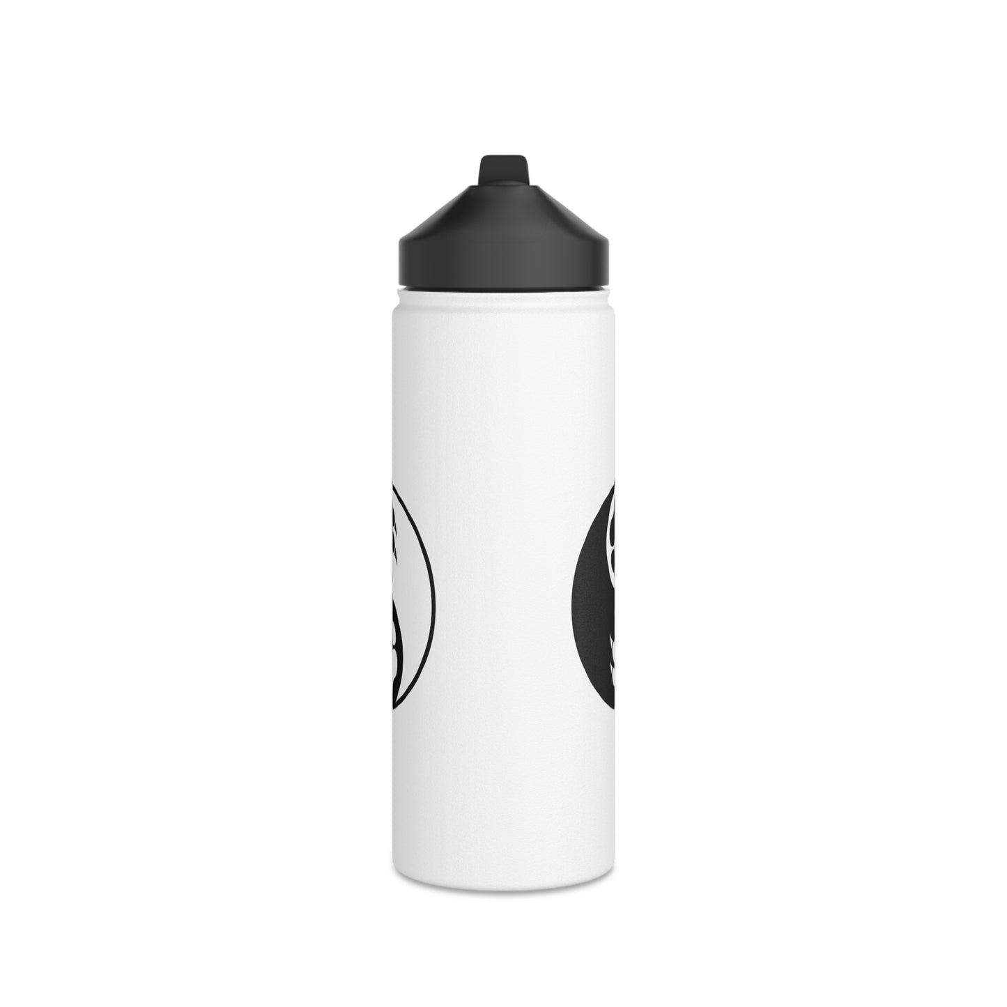 Yin Yang Paw Stainless Steel Water Bottle