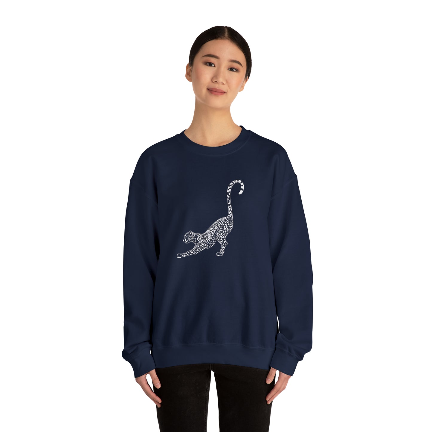 Leopard Stretch Heavy Sweatshirt