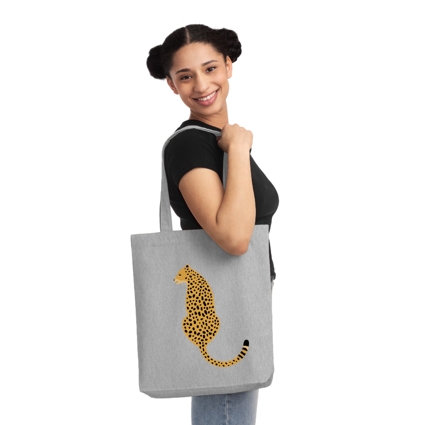 Leo Tail Recycled Materials Woven Tote Bag