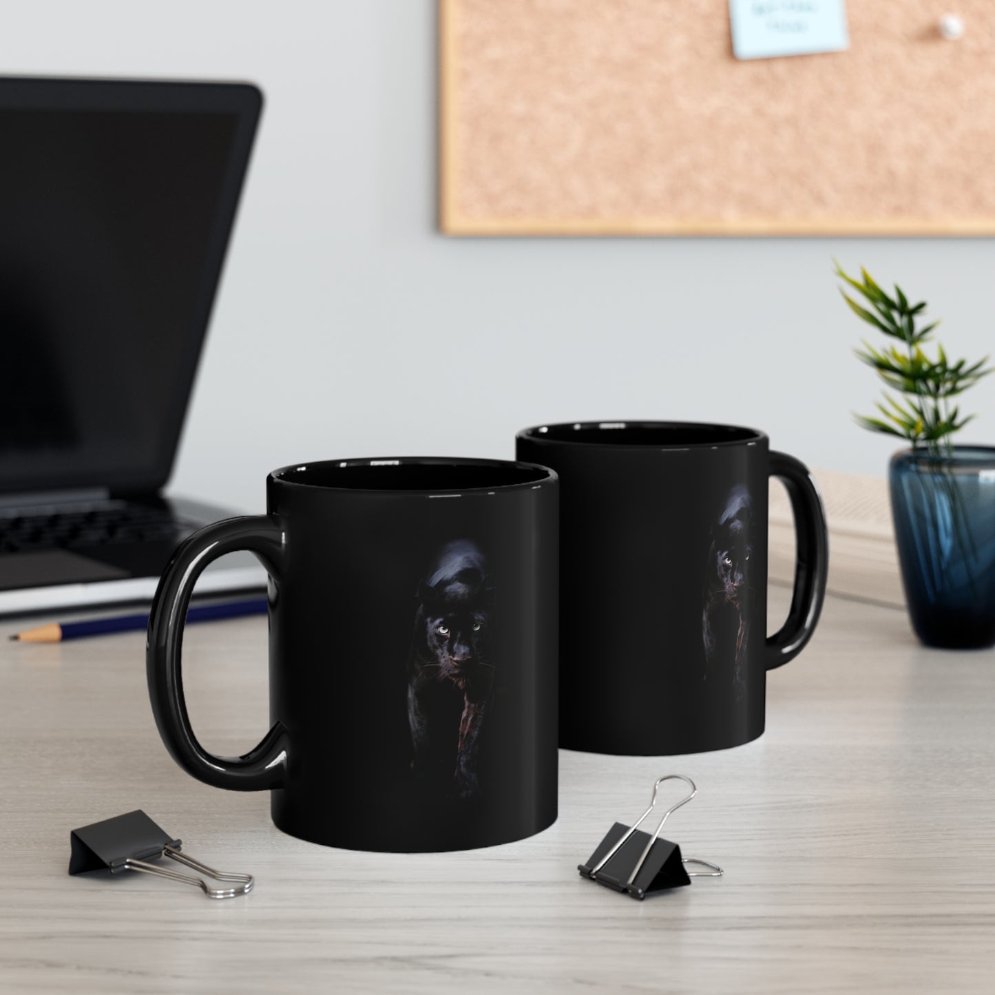 Black Panther Ceramic Mug Cup