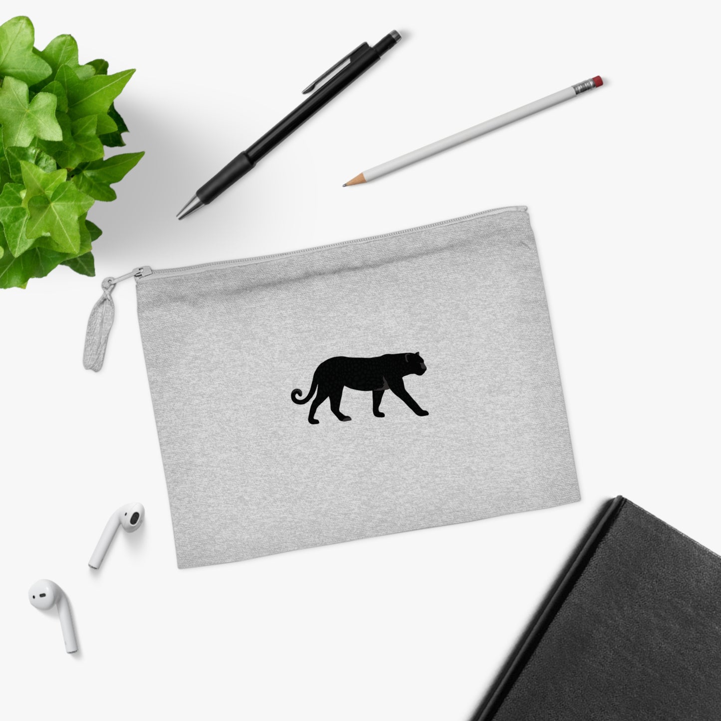 Eco Material Panther Crossing Pencil Bag