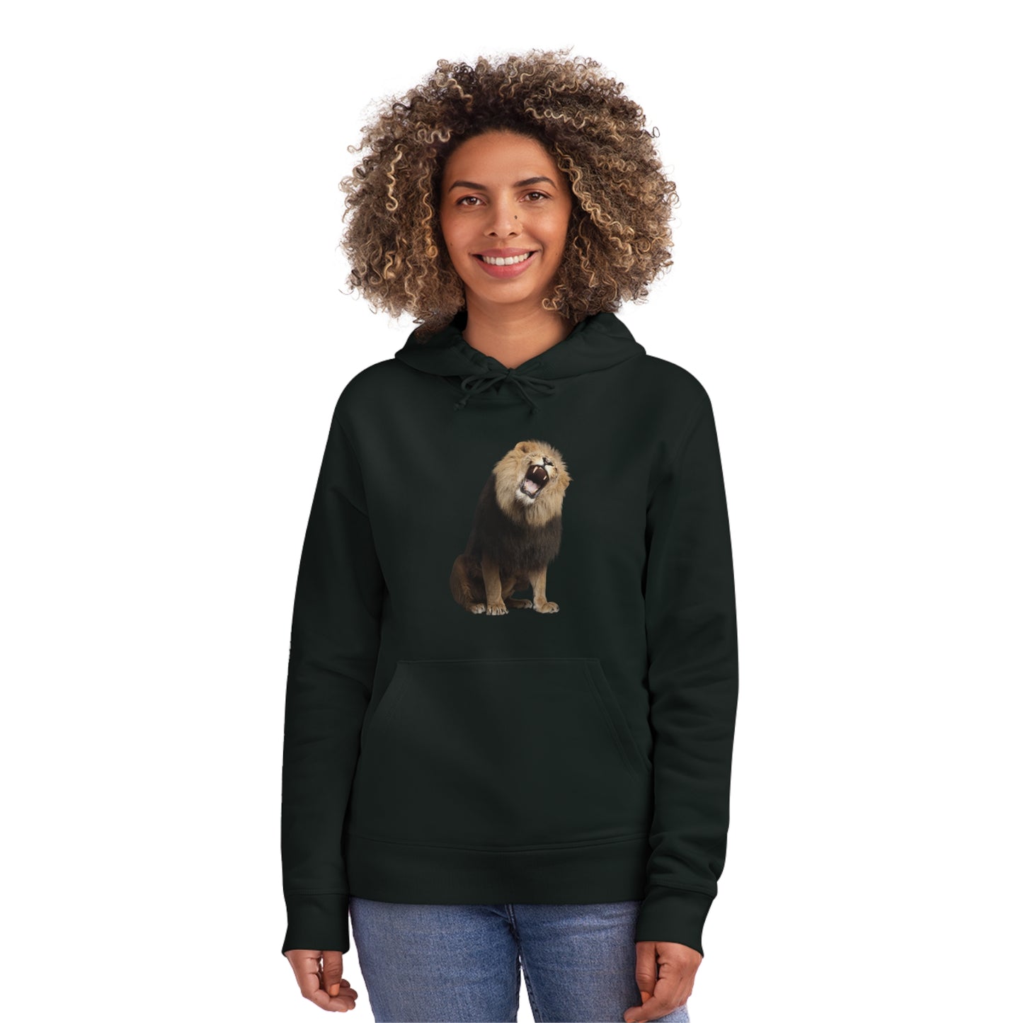 Lion Roar Organic Material Hoodie Sweatshirt