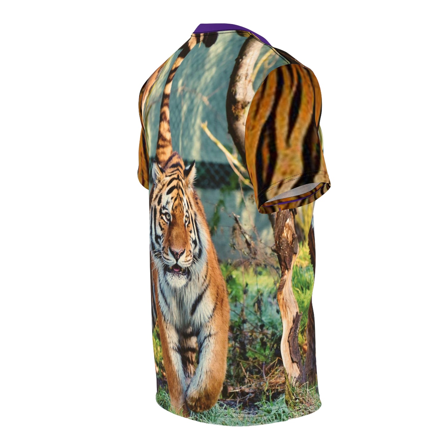 Tiger Time Purple Collar T-Shirt