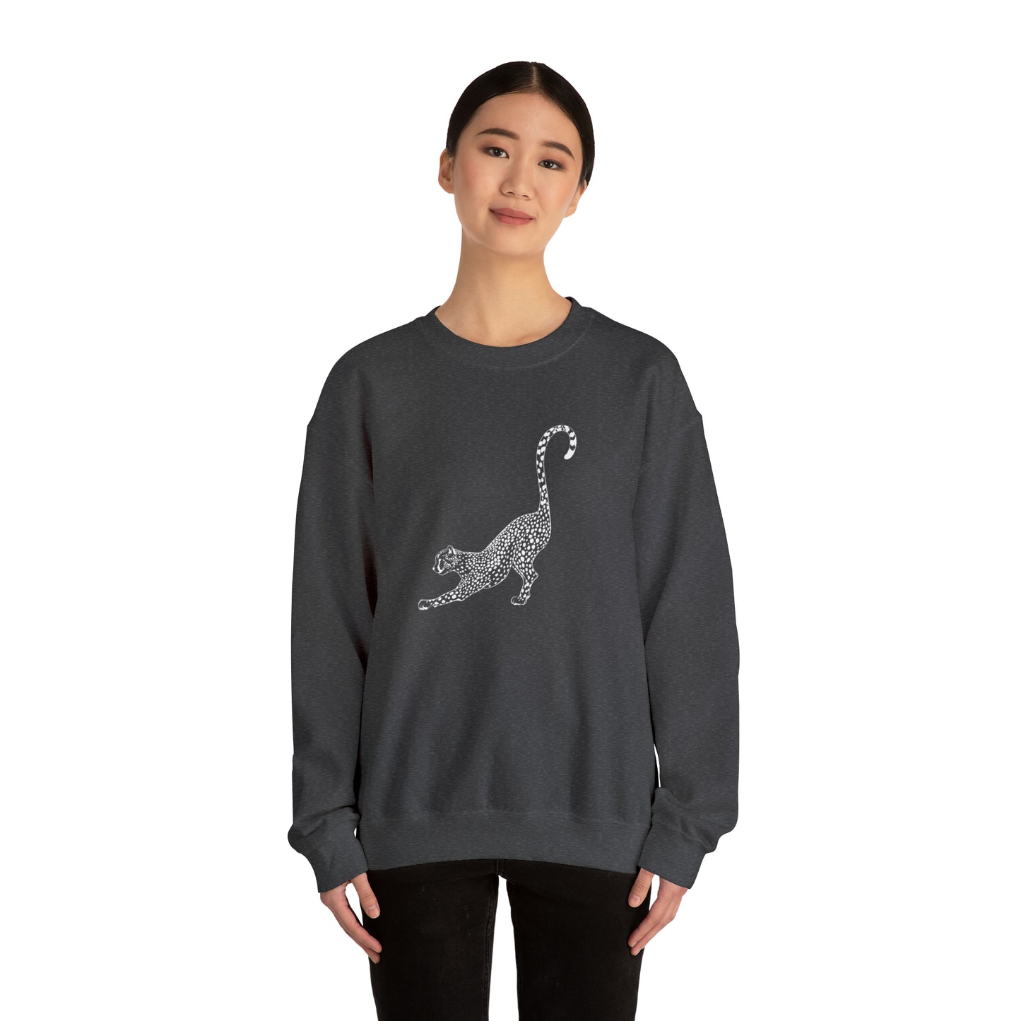 Leopard Stretch Heavy Sweatshirt