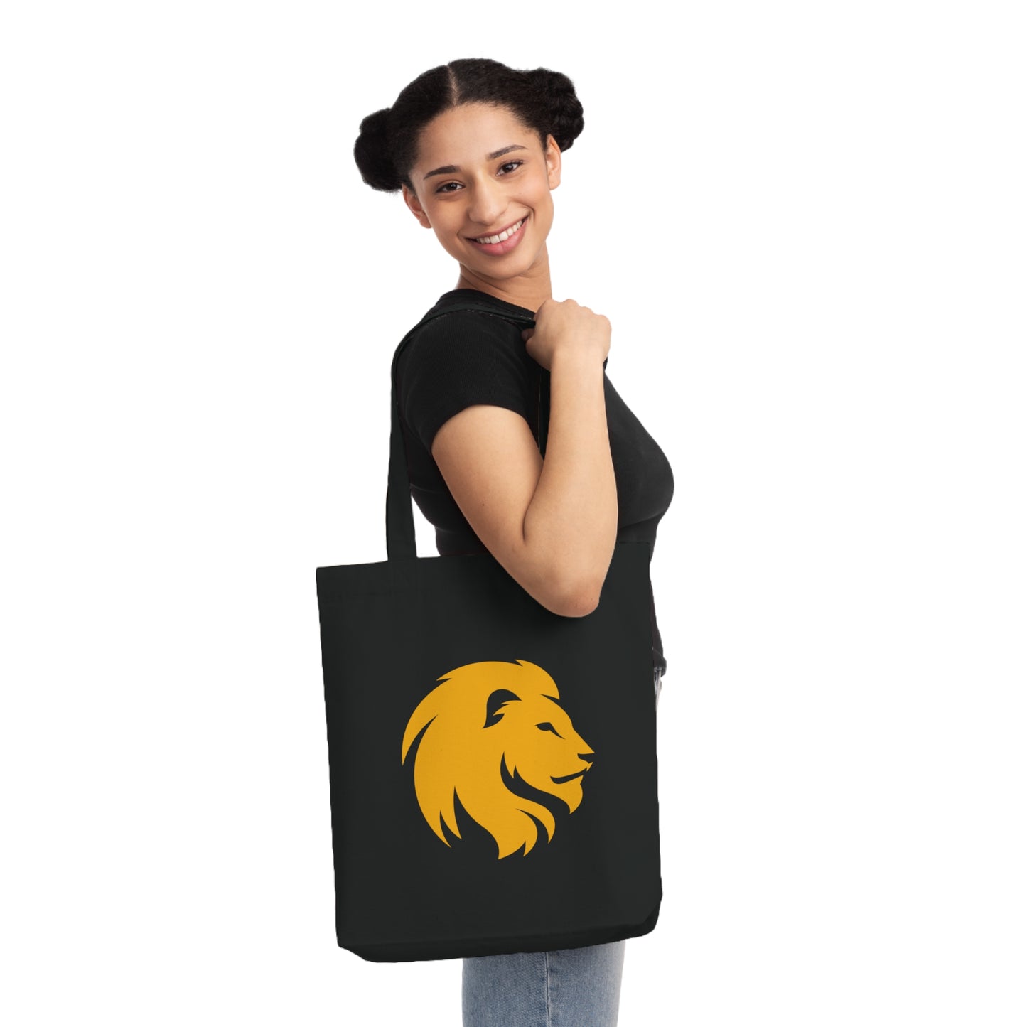 Regal Lion Recycled Materials Woven Tote Bag