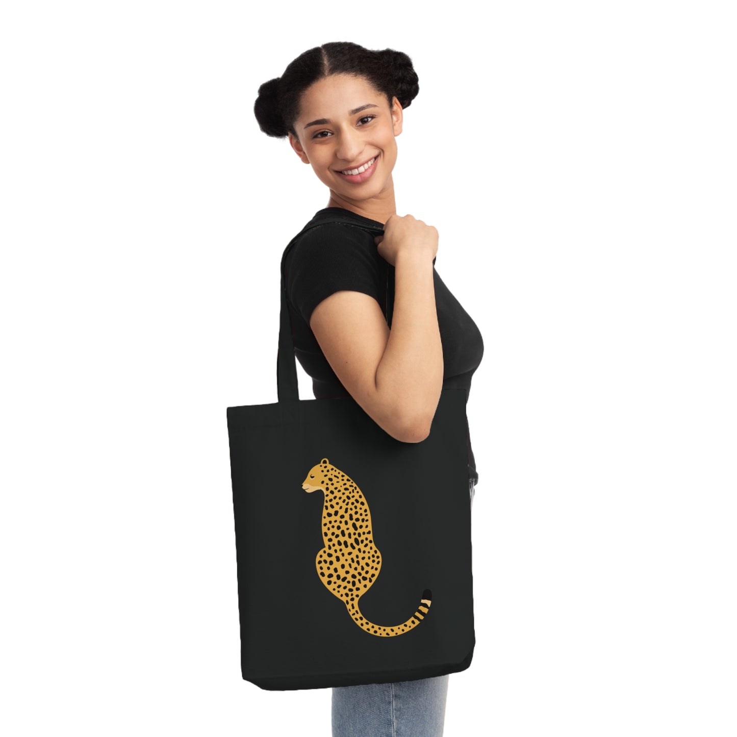 Leo Tail Recycled Materials Woven Tote Bag