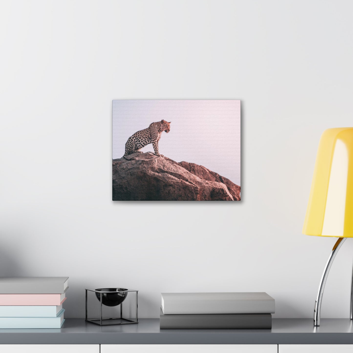 Alpha Cat Canvas Wall Art