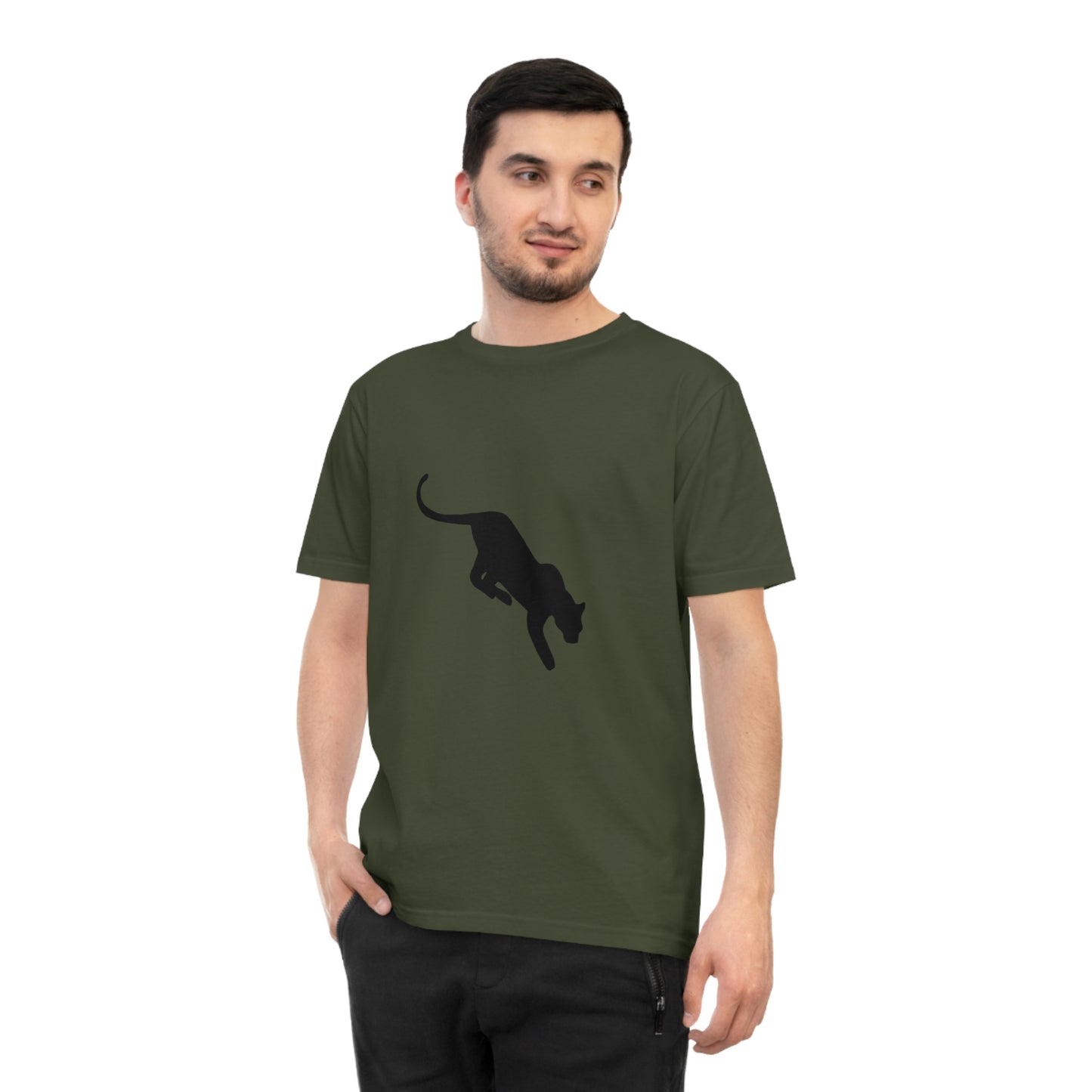 Panther Leap Organic Cotton Jersey T-shirt