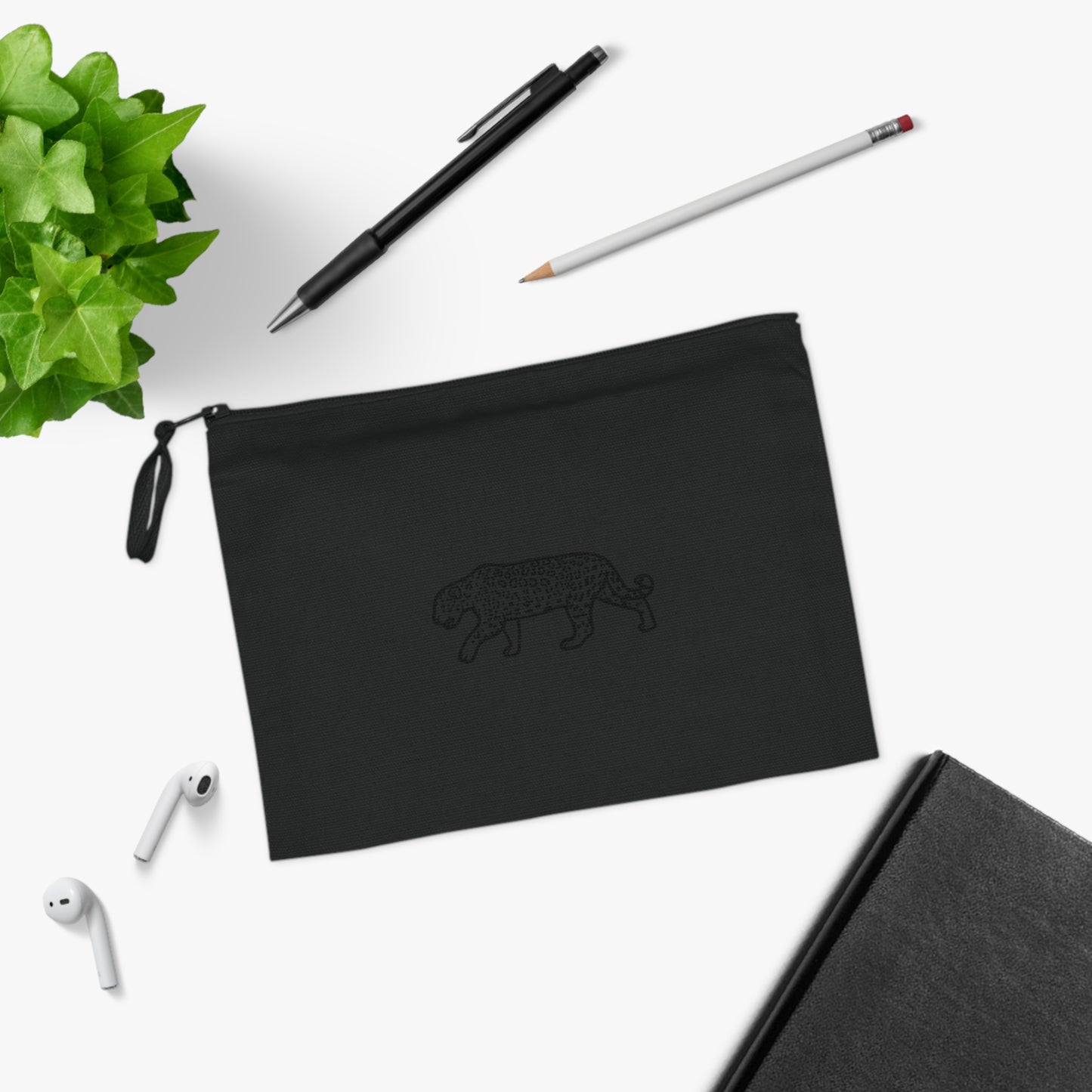 Jaguar Outline Eco-Material Pencil Bag