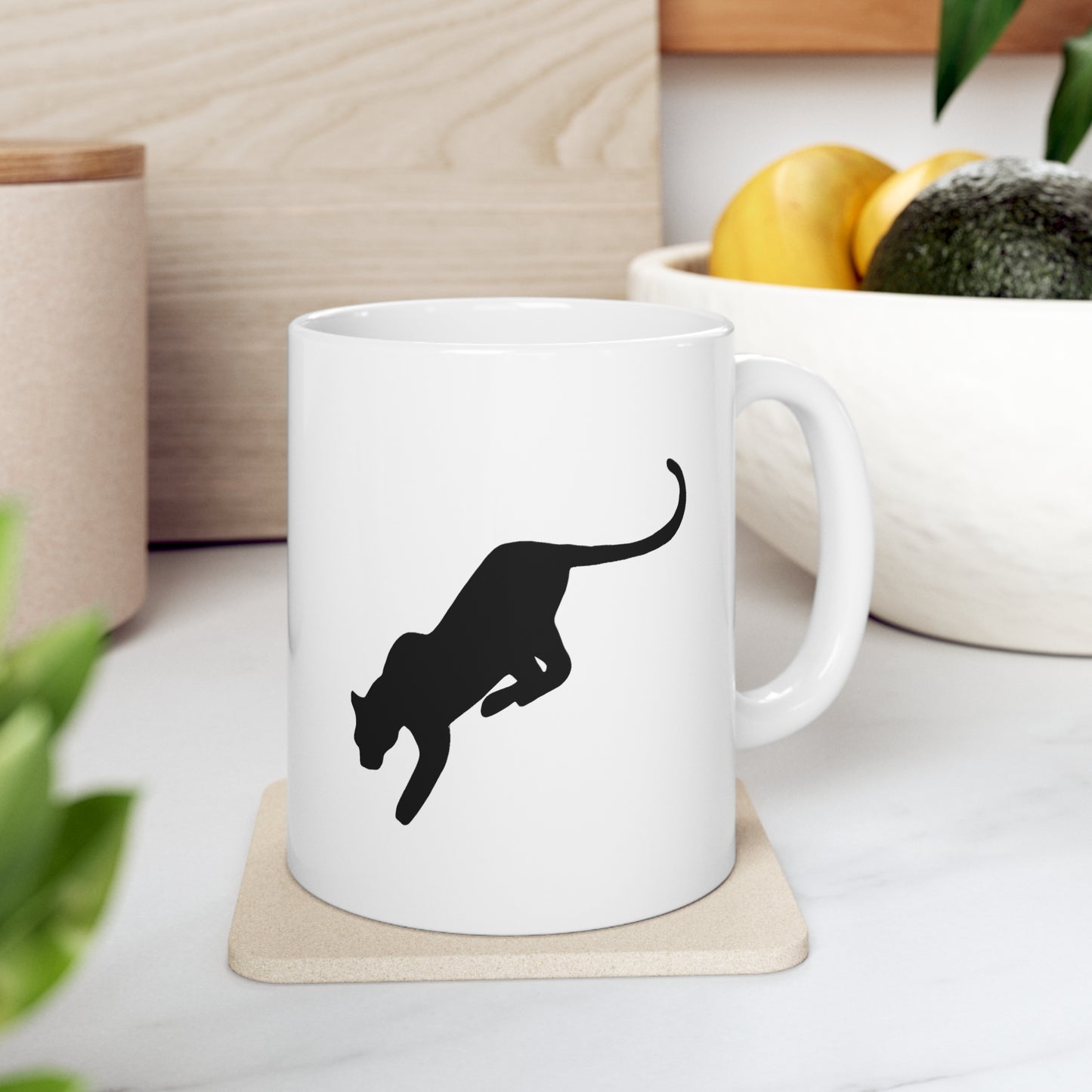 Panther Ceramic Mug Cup