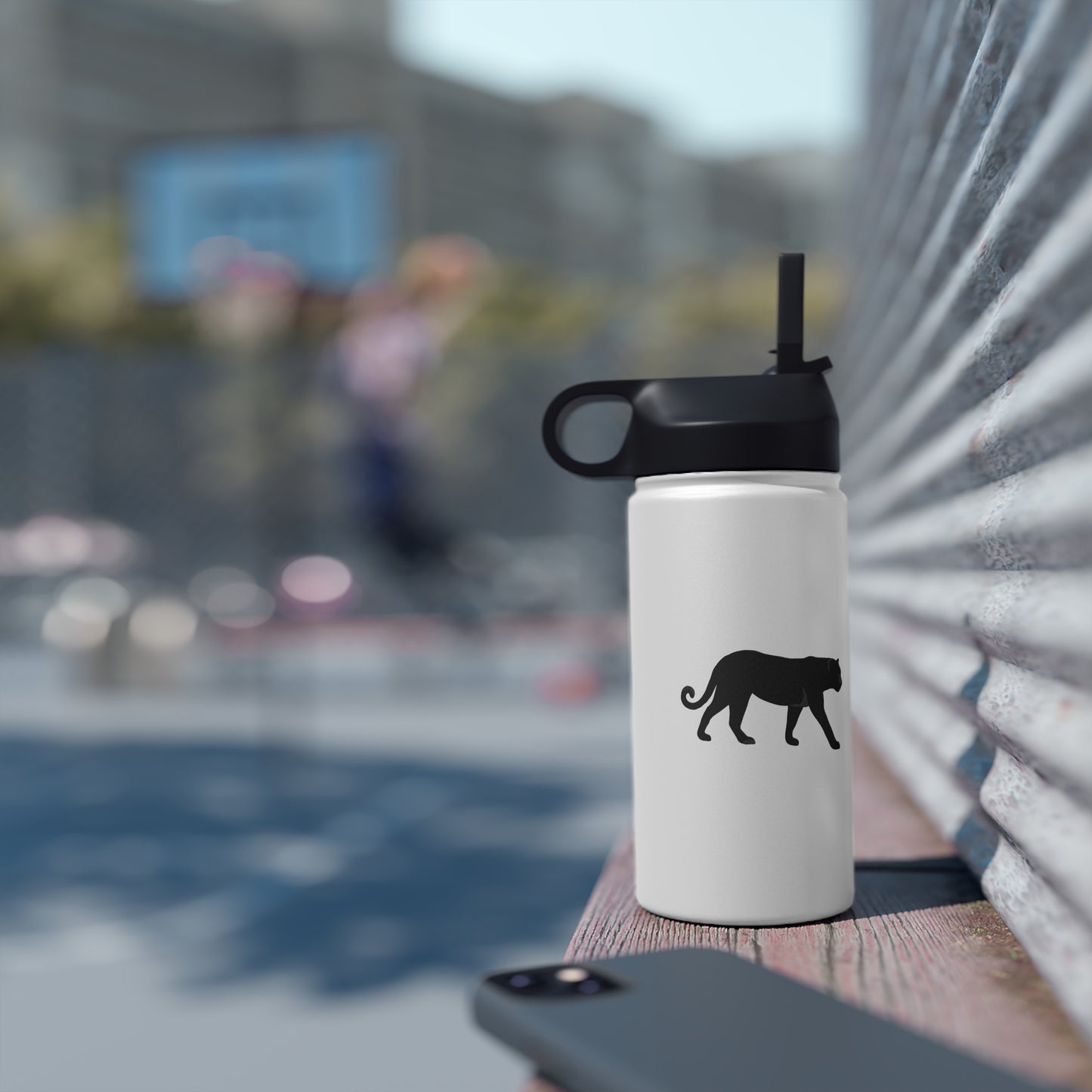 Black Panther Stainless Steel Water Bottle