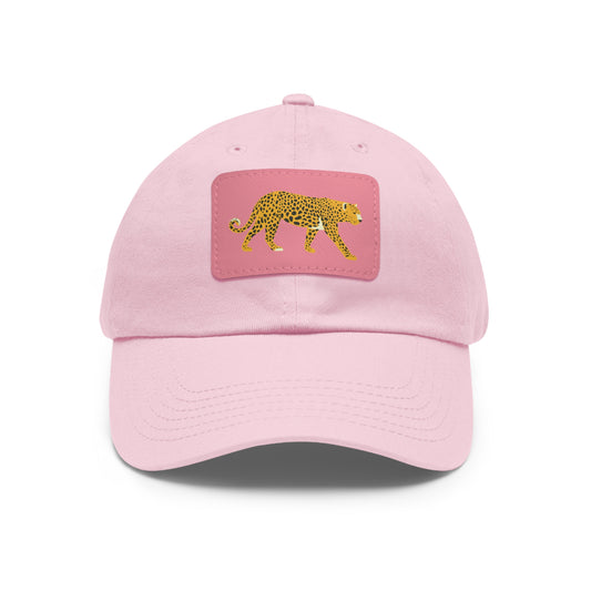 Leopard Crossing Patch Baseball Dad Hat