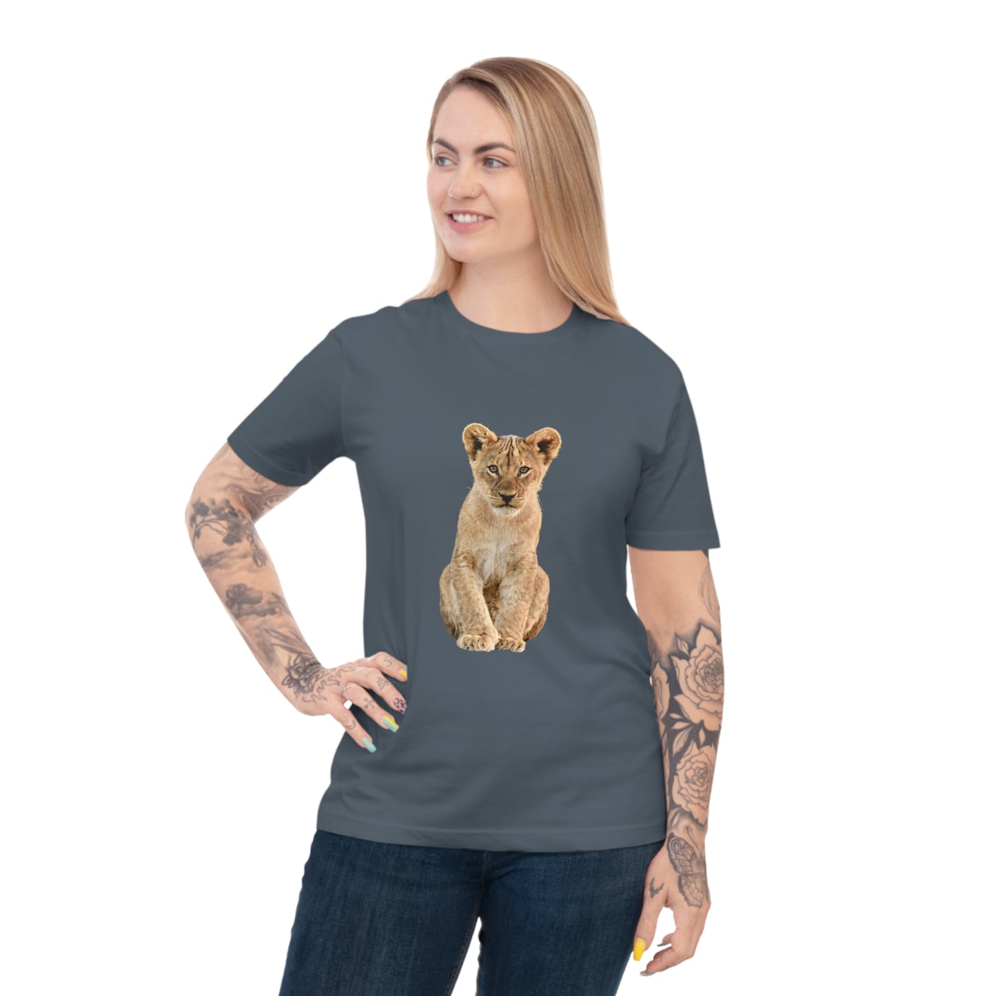 Organic Cotton Baby Lion Cub Jersey Shirt