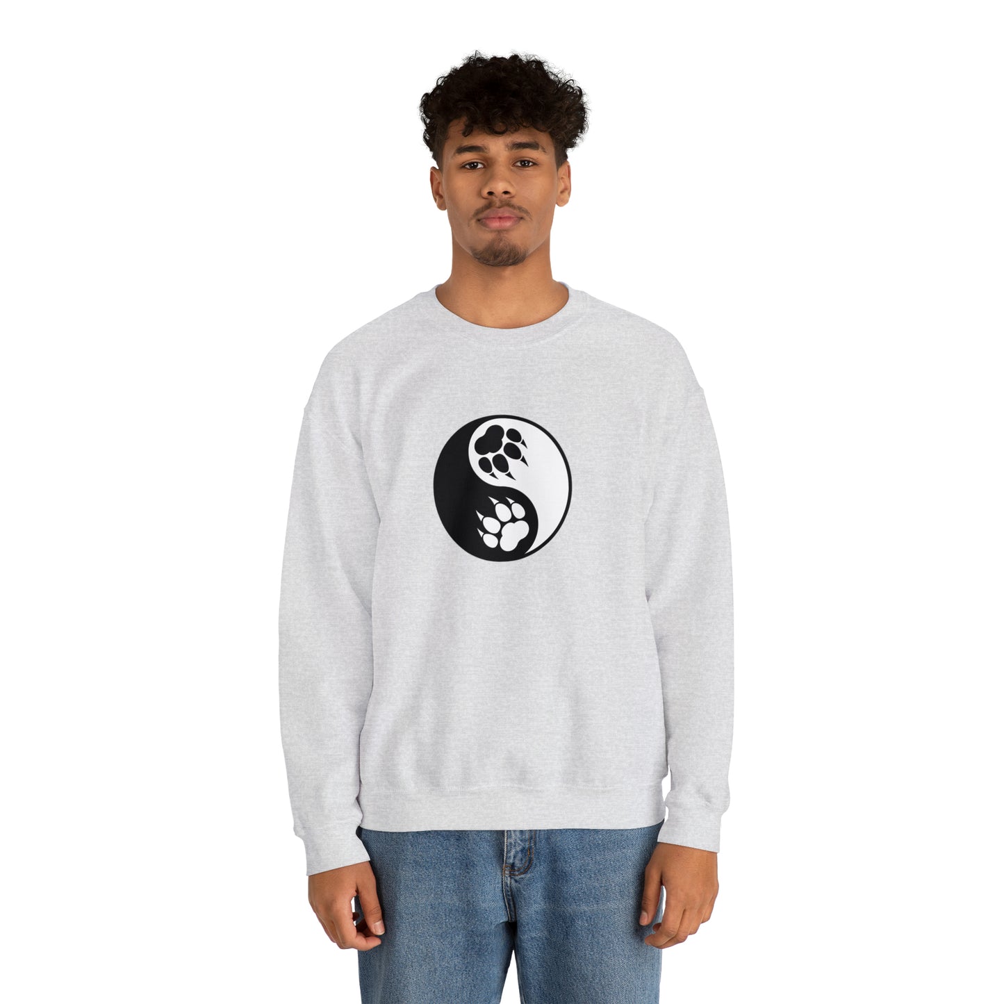 Yin Yang Paw Heavy Sweatshirt