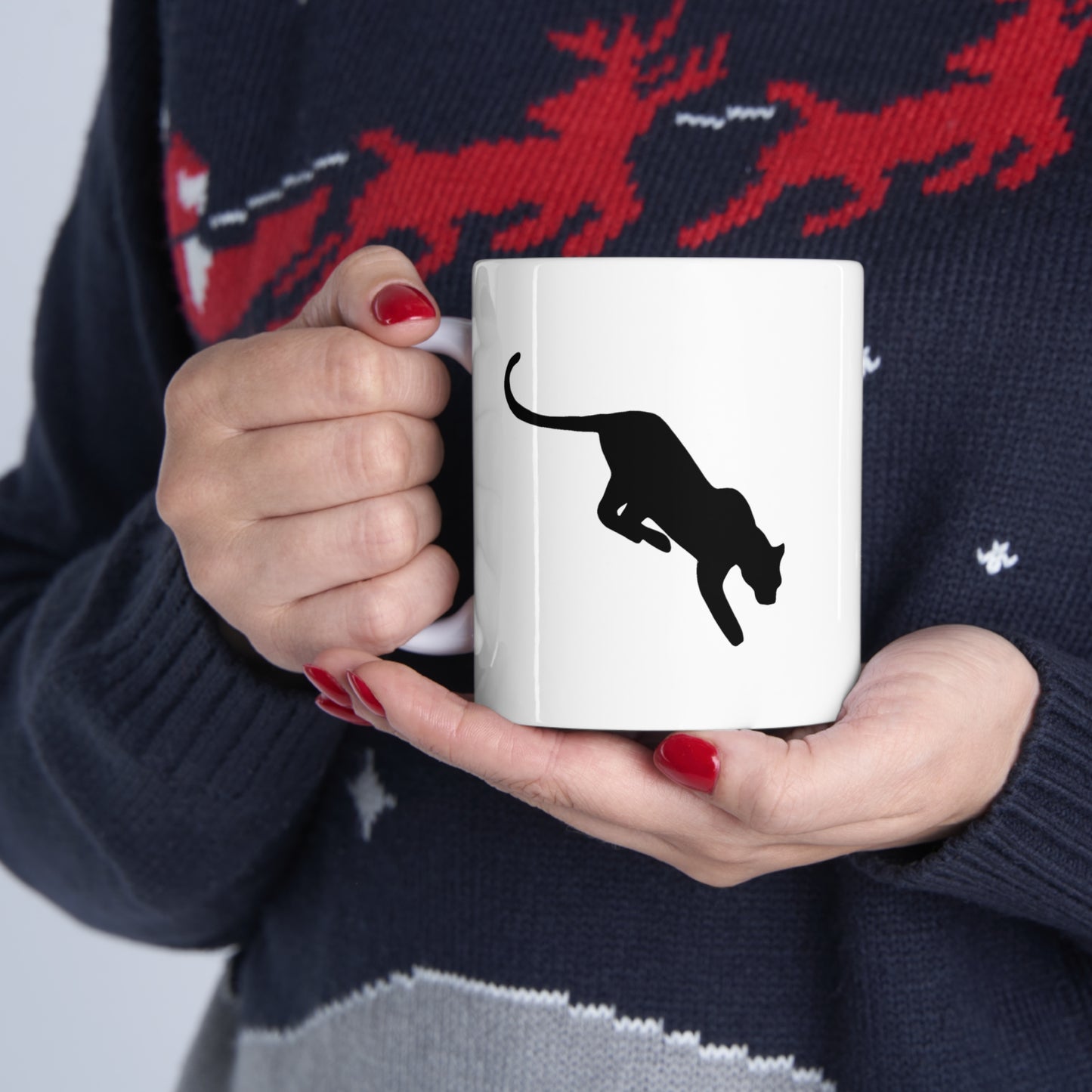 Panther Ceramic Mug Cup