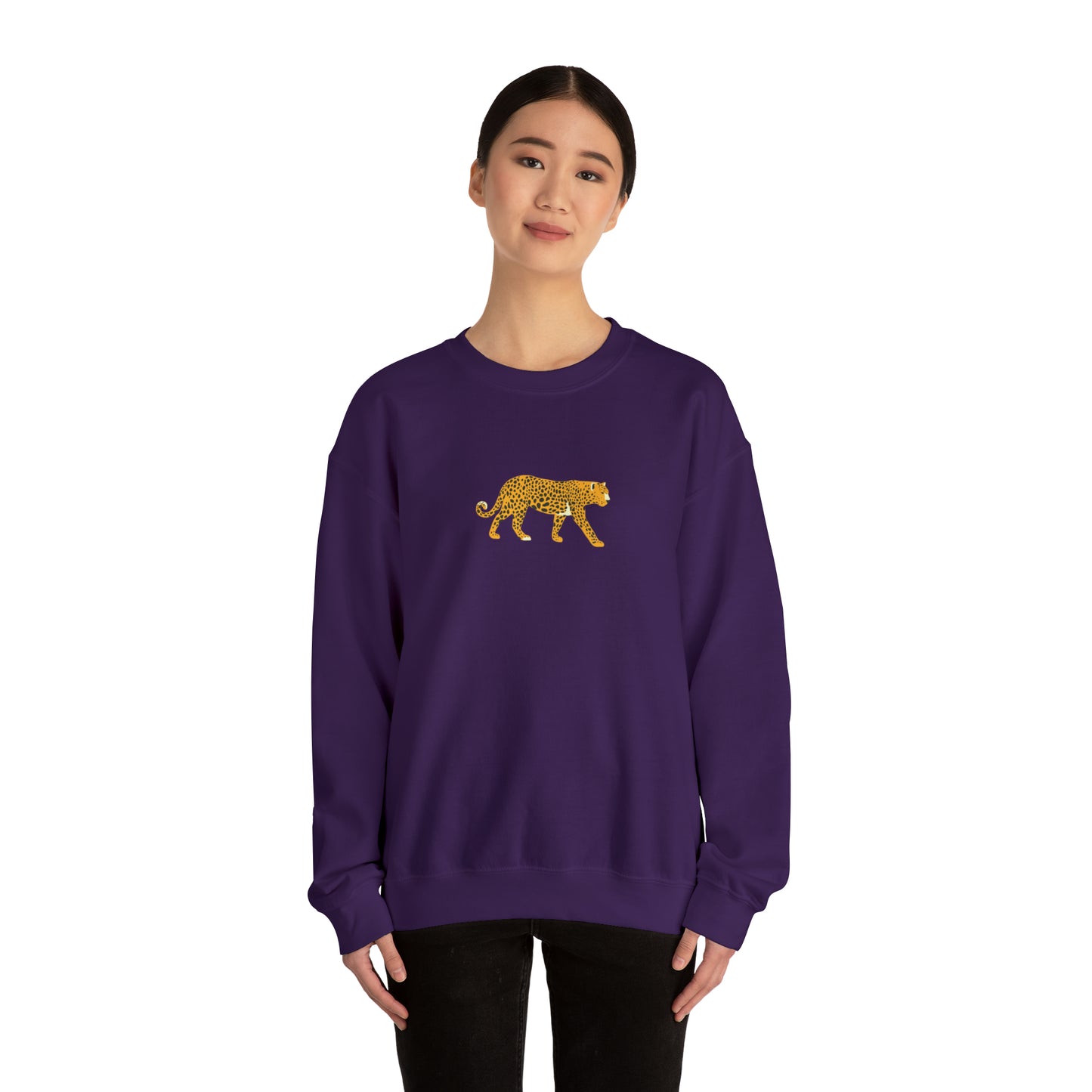 Leopard Crossing Heavy Sweatshirt