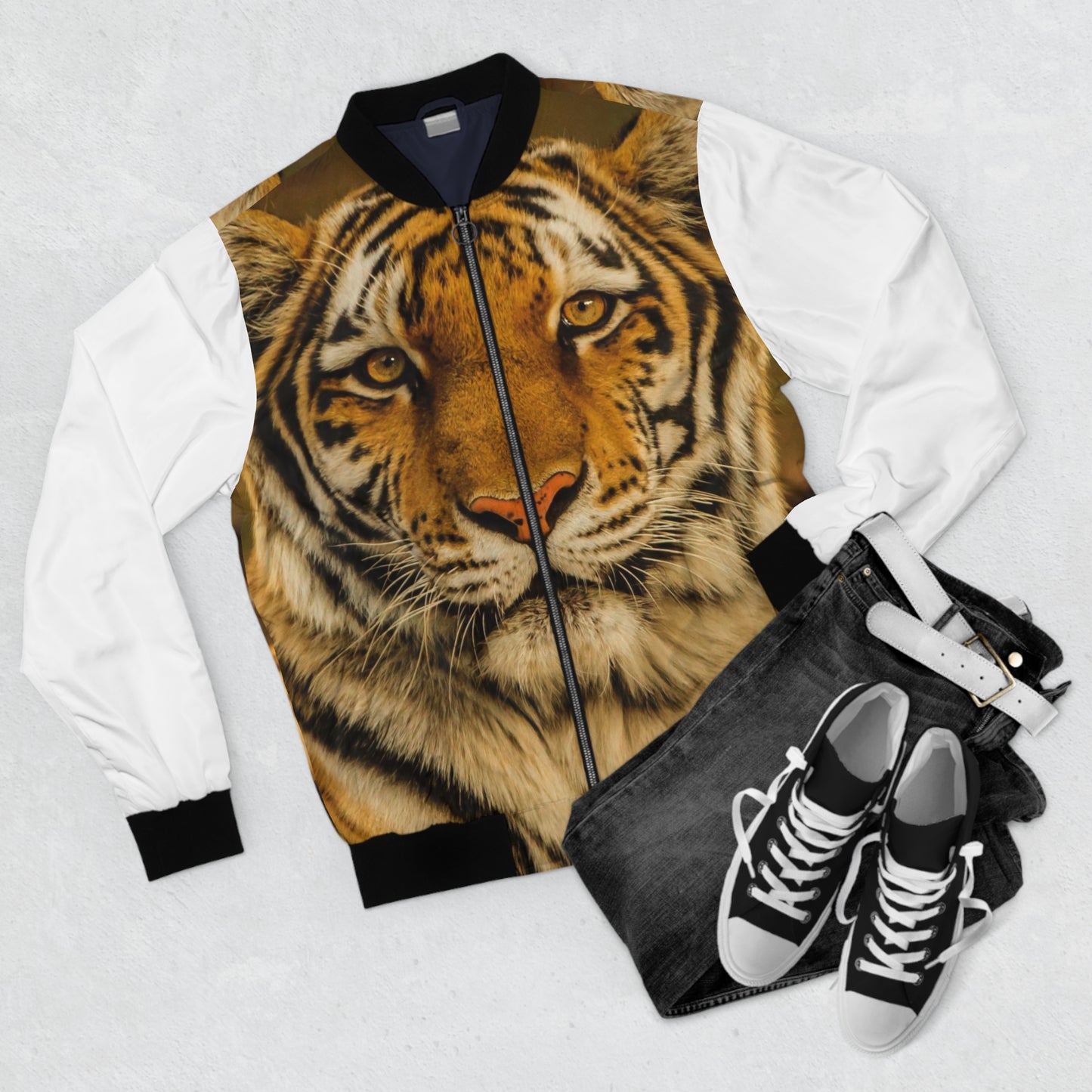 Mens Tiger Bomber Jacket