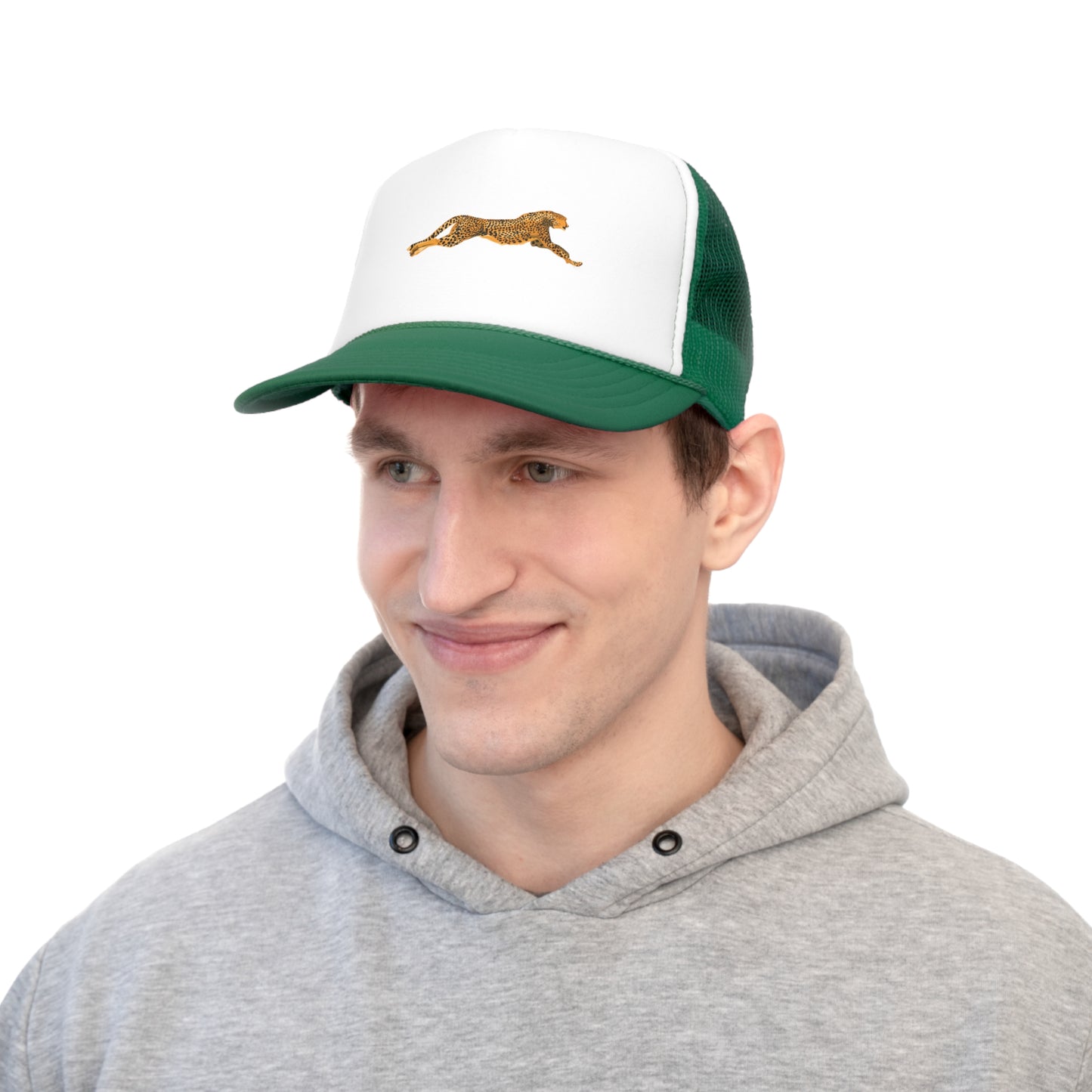 Cheetah Leap Trucker Mesh Hat