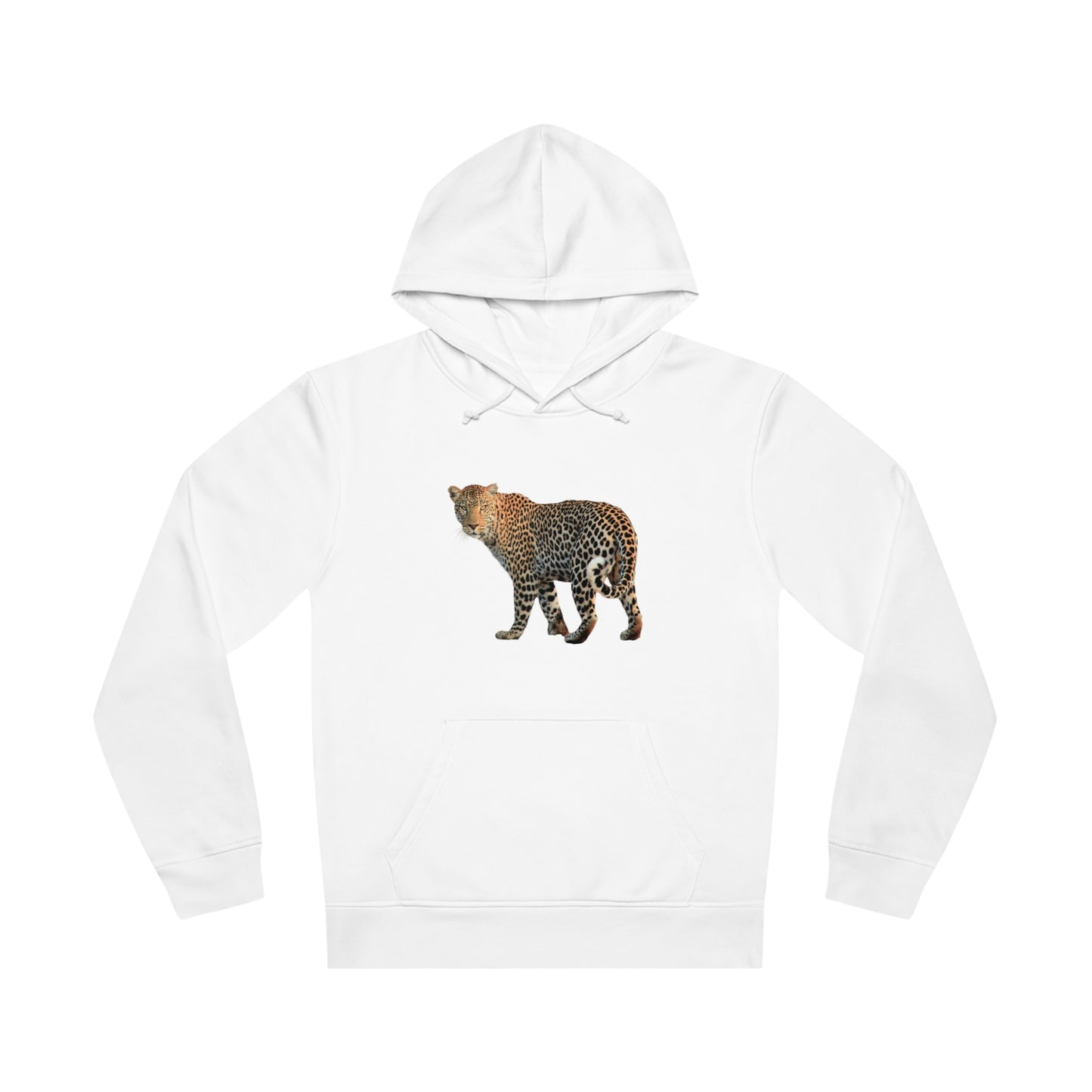 Leopard Turn Organic Material Hoodie Sweatshirt