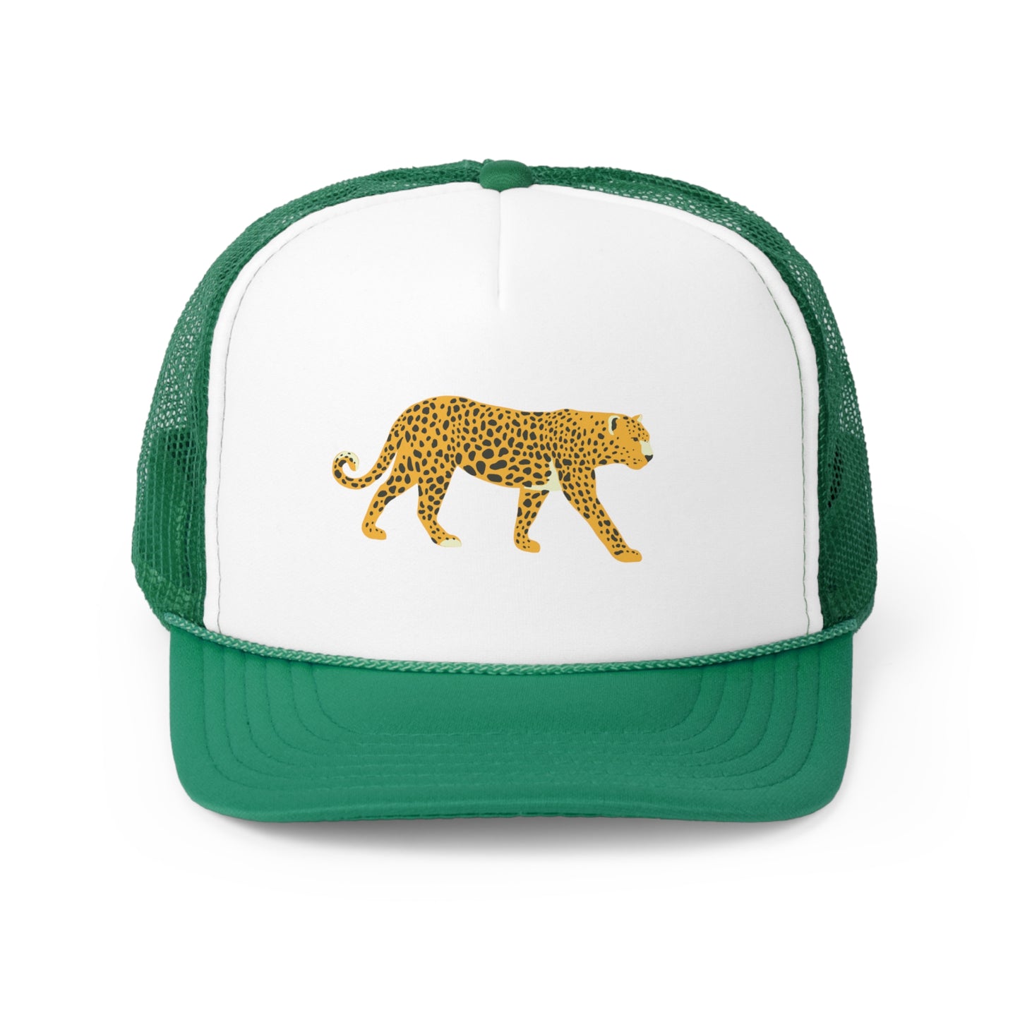 Leopard Mesh Trucker Hat