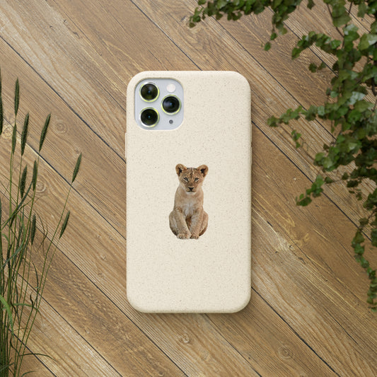 Baby Lion Cub Biodegradable Phone Case