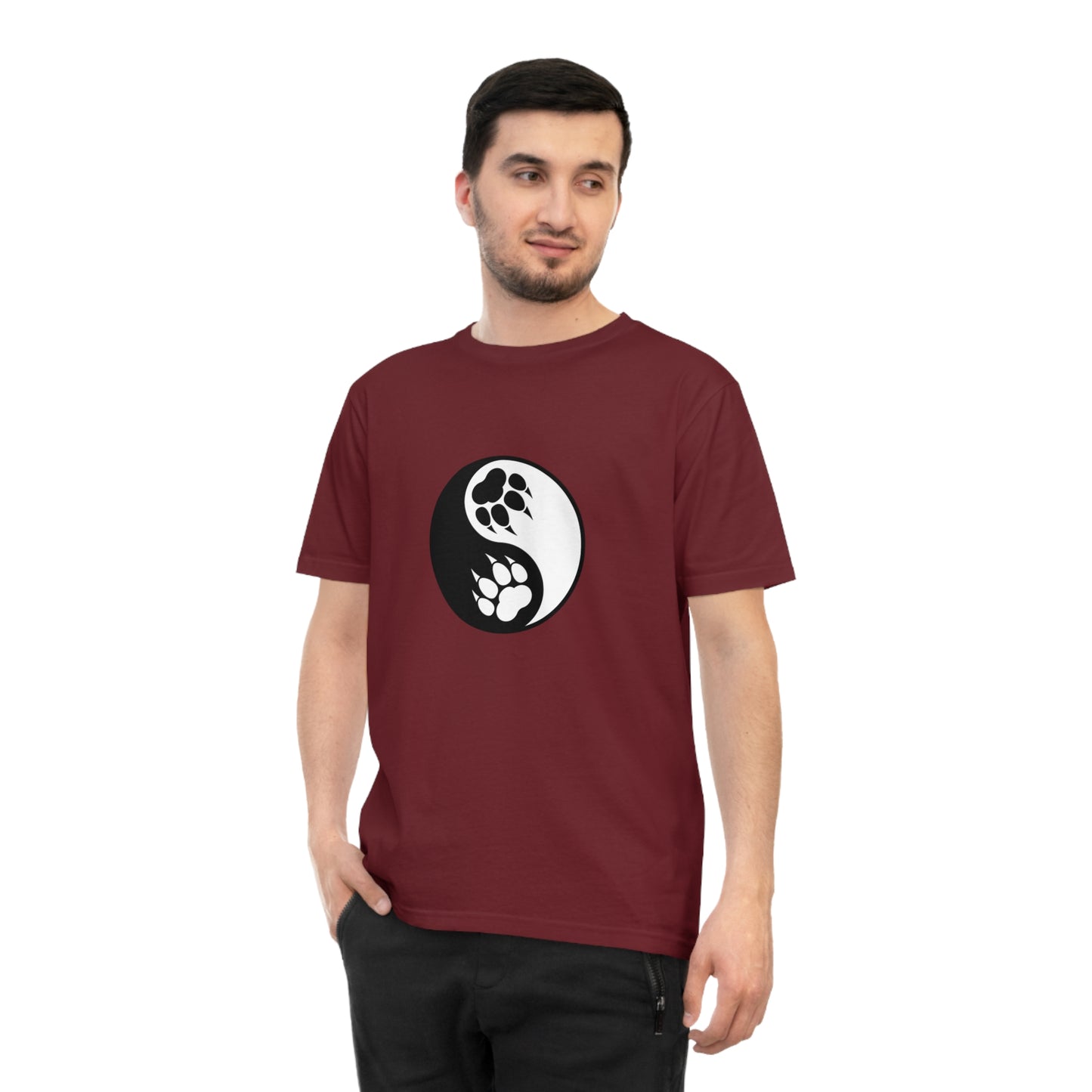 Yin Yang Paw Organic Cotton Jersey T-shirt