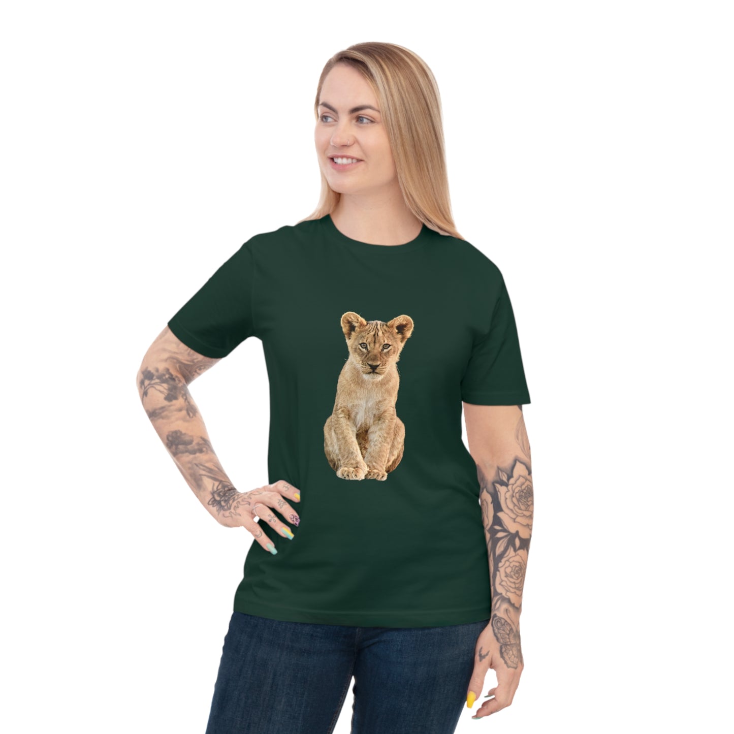 Organic Cotton Baby Lion Cub Jersey Shirt