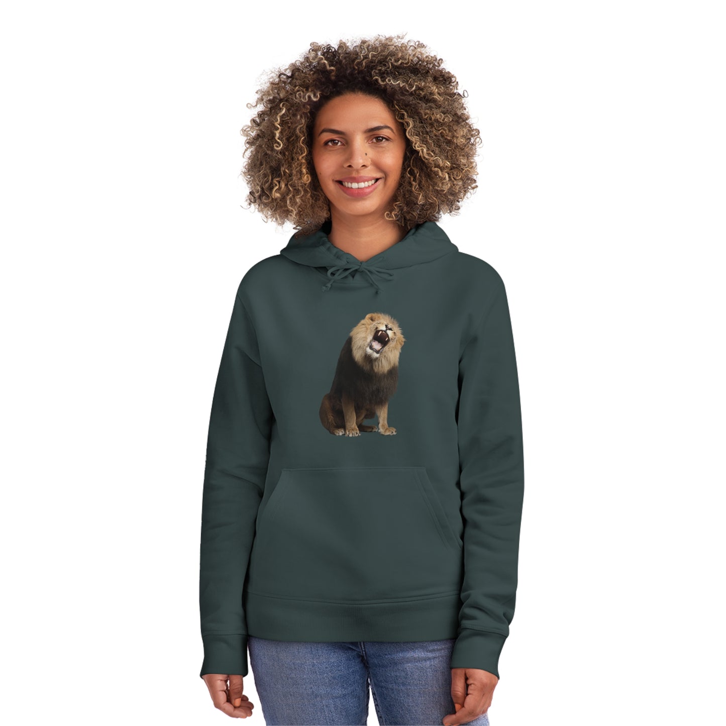 Lion Roar Organic Material Hoodie Sweatshirt