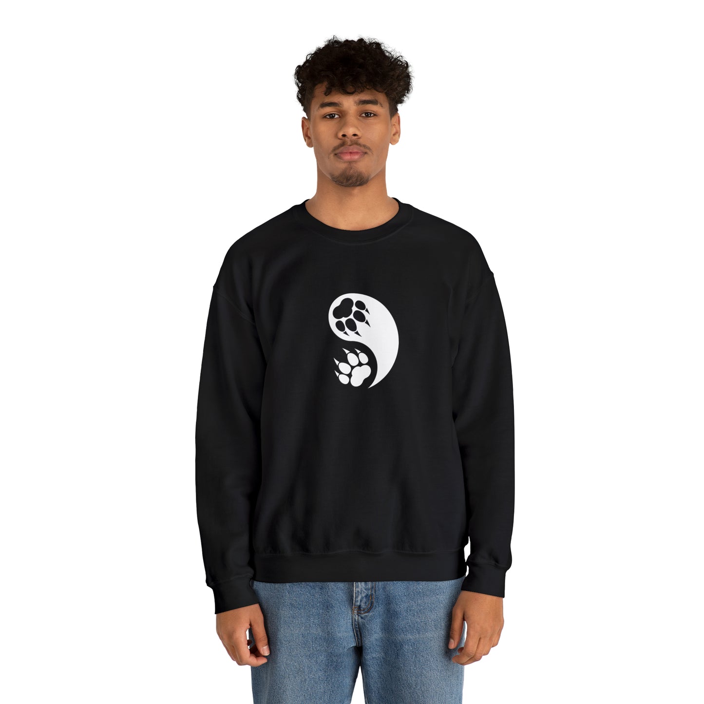 Yin Yang Paw Heavy Sweatshirt