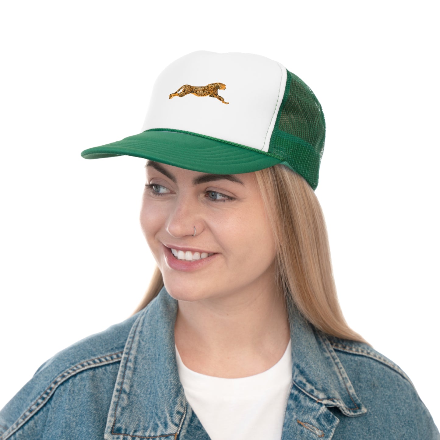 Cheetah Leap Trucker Mesh Hat