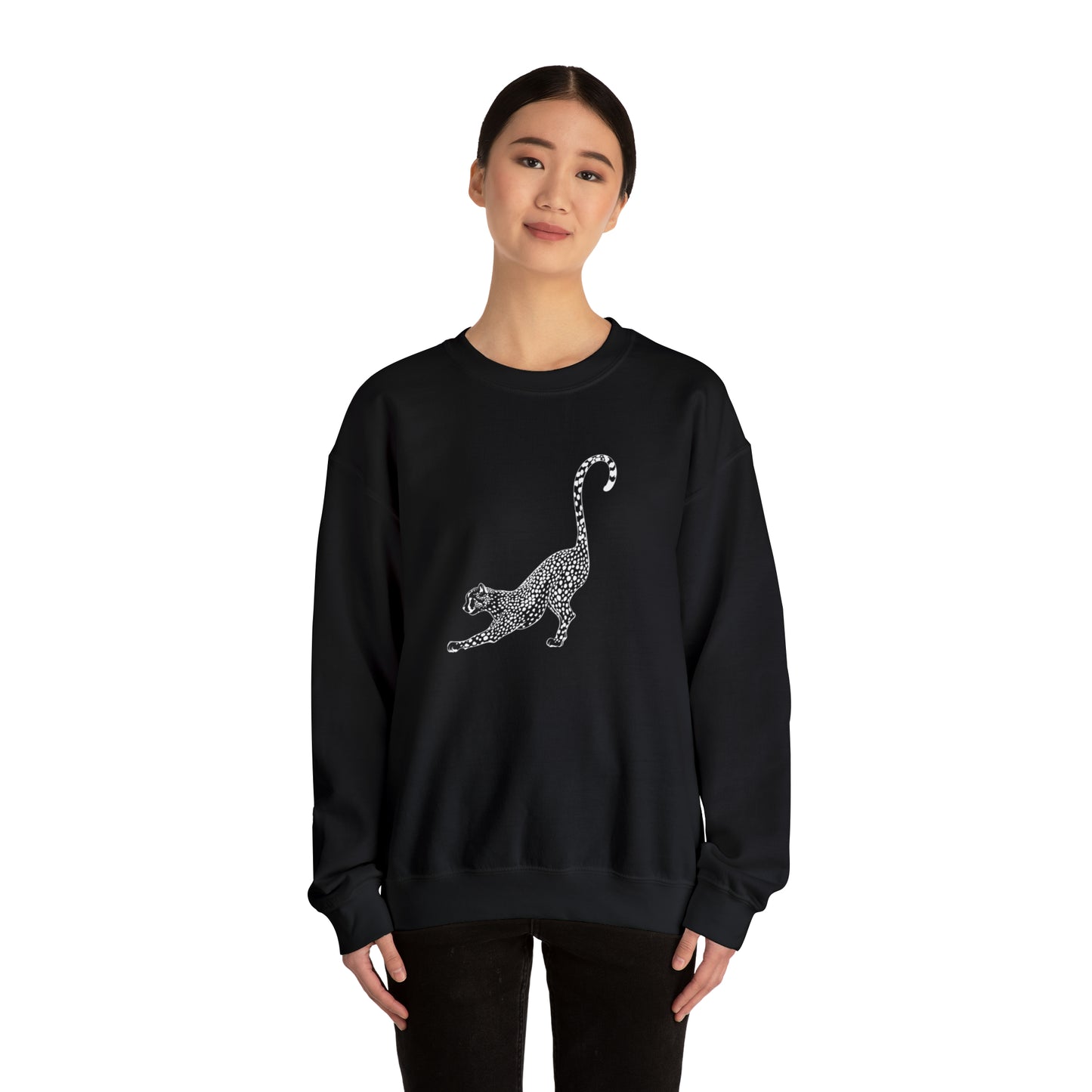 Leopard Stretch Heavy Sweatshirt