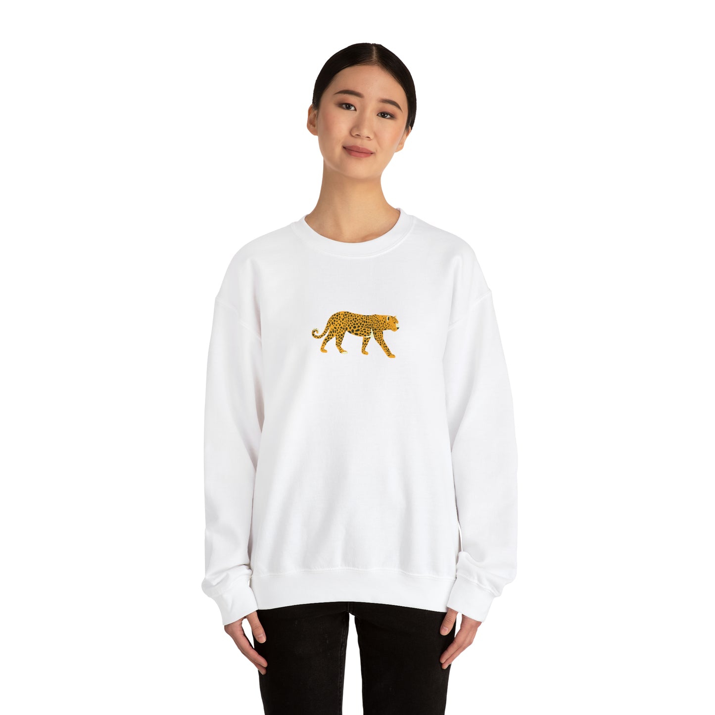 Leopard Crossing Heavy Sweatshirt