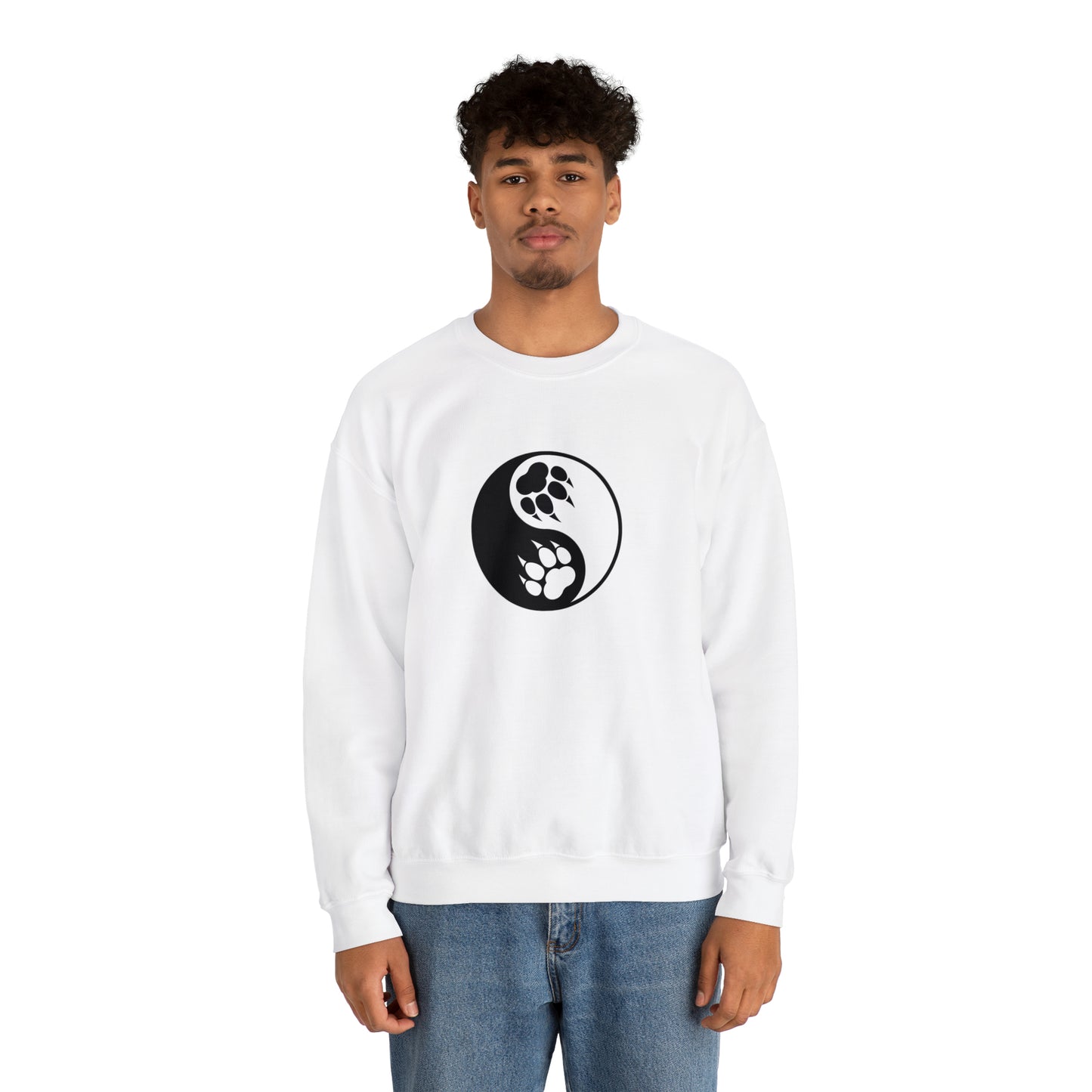 Yin Yang Paw Heavy Sweatshirt