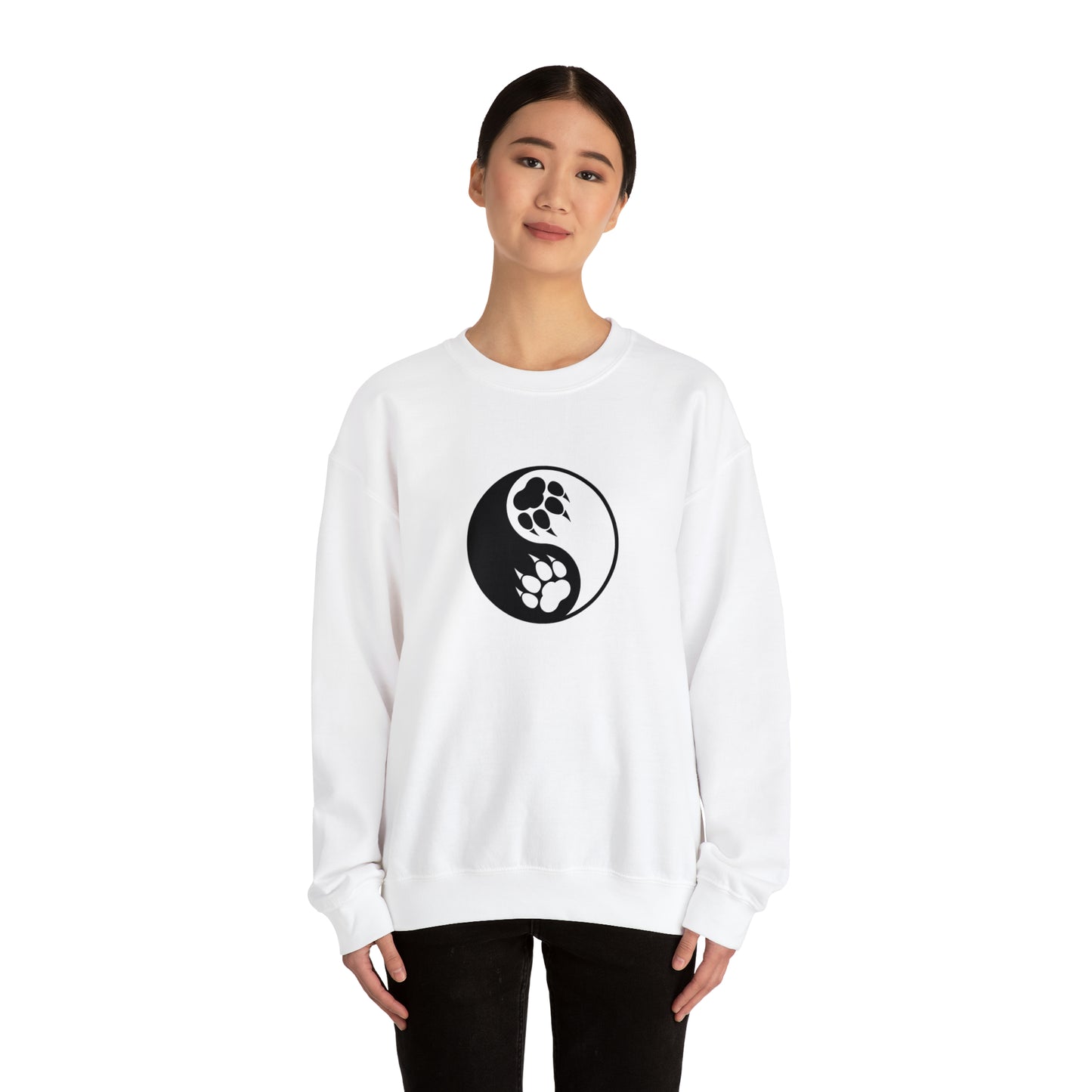 Yin Yang Paw Heavy Sweatshirt