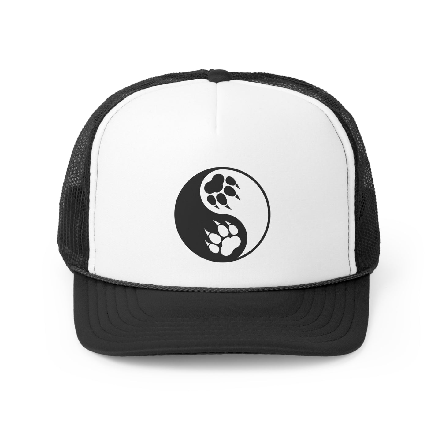 Yin Yang Paw Trucker Mesh Hat