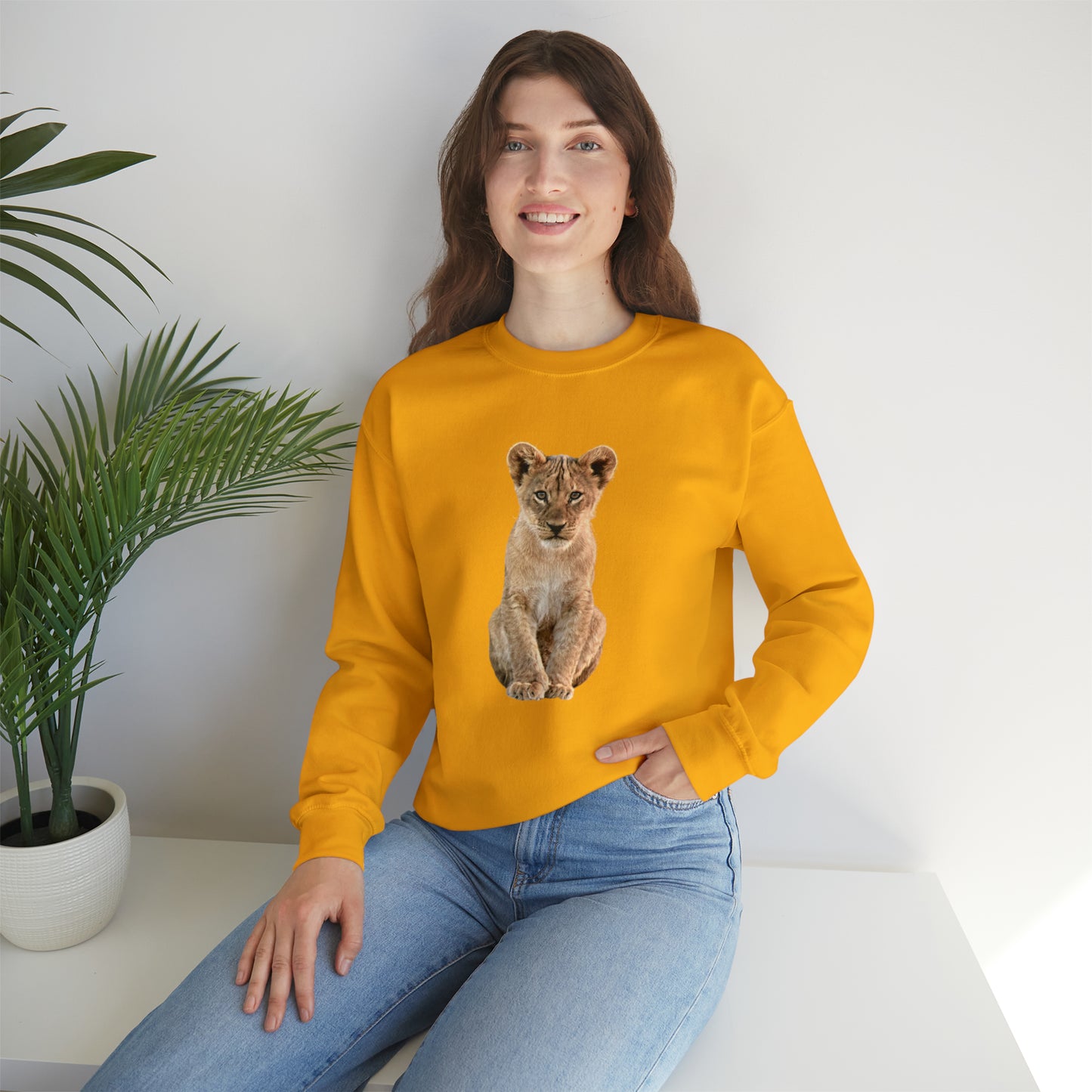 Baby Lion Cub Heavy Sweatshirt