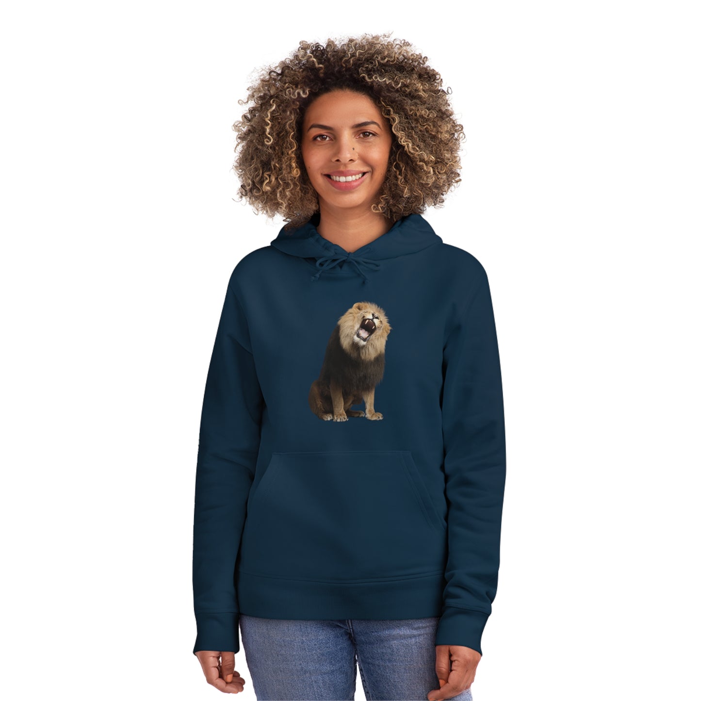 Lion Roar Organic Material Hoodie Sweatshirt