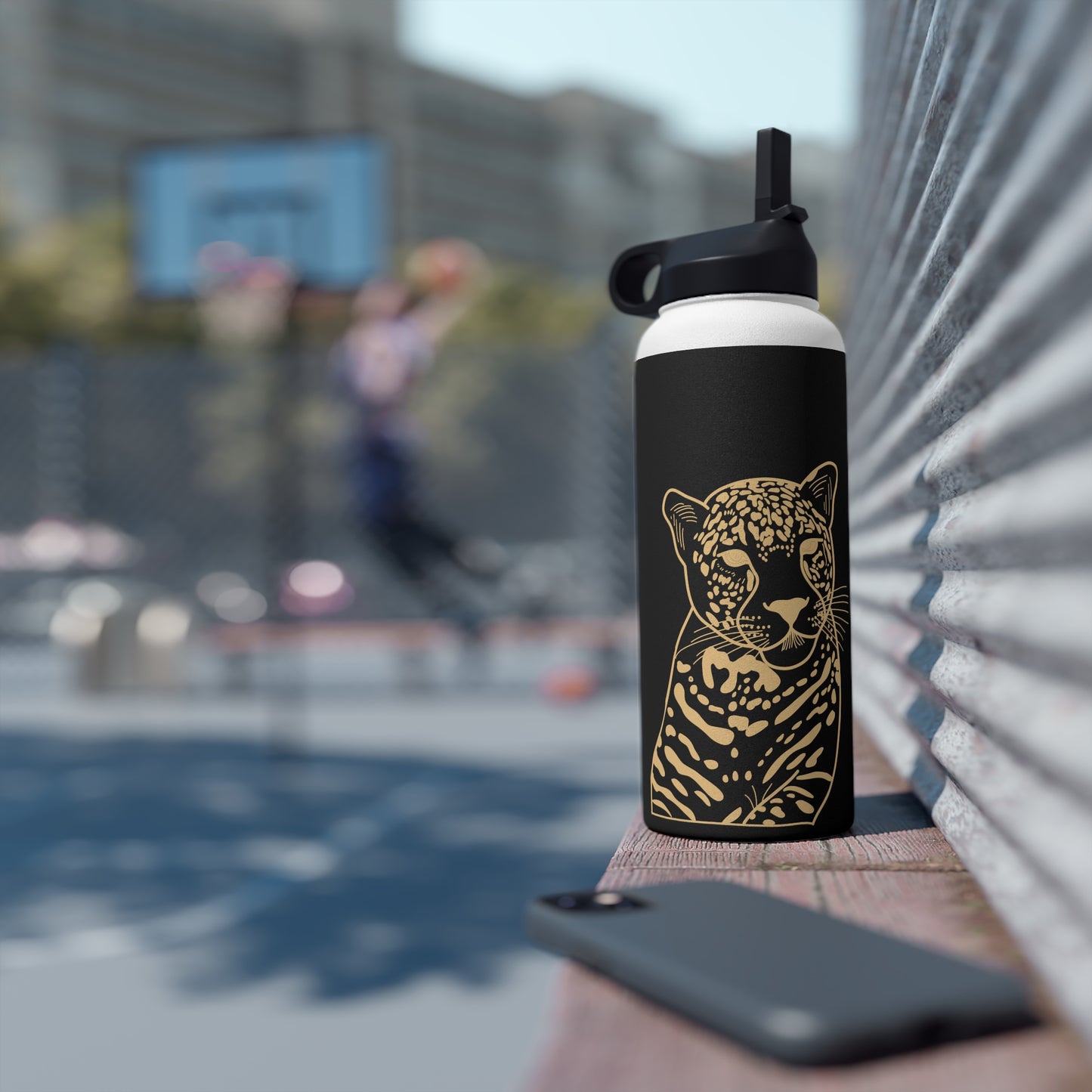 Cool Cat Stainless Steel Water Bottle