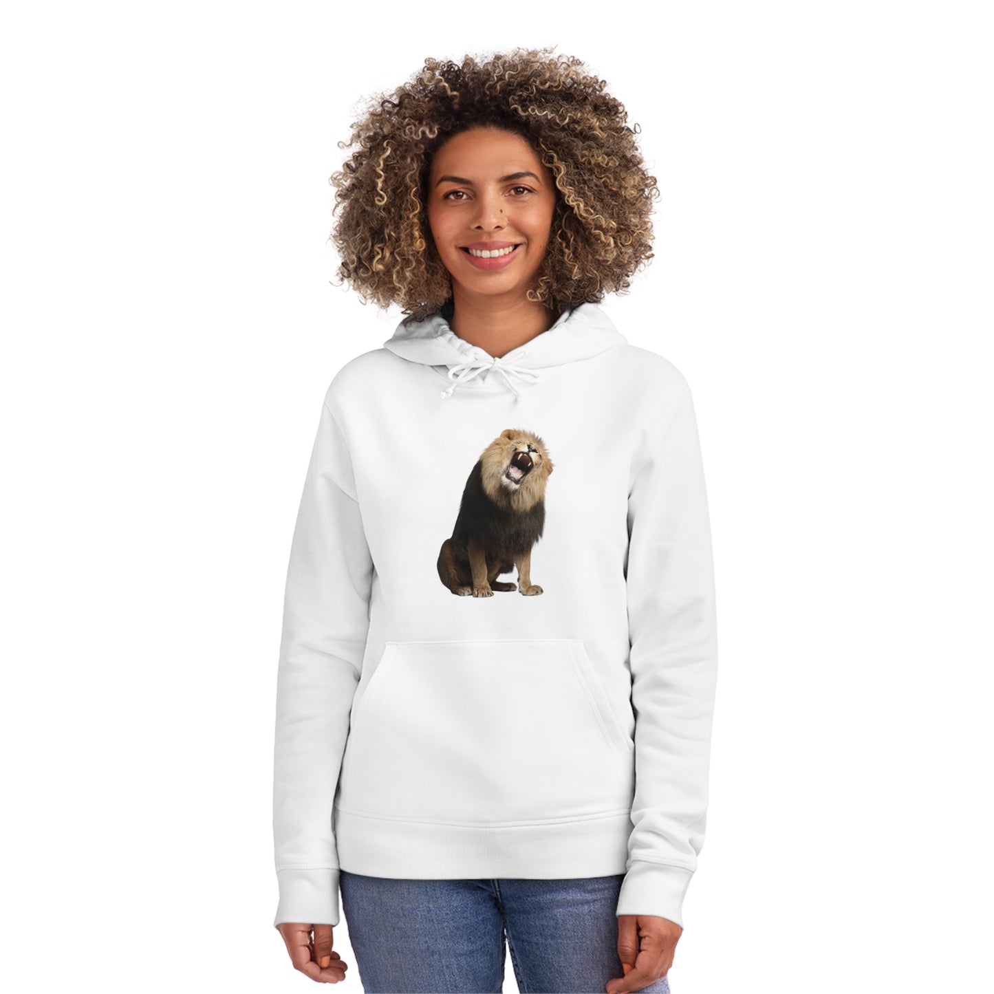 Lion Roar Organic Material Hoodie Sweatshirt