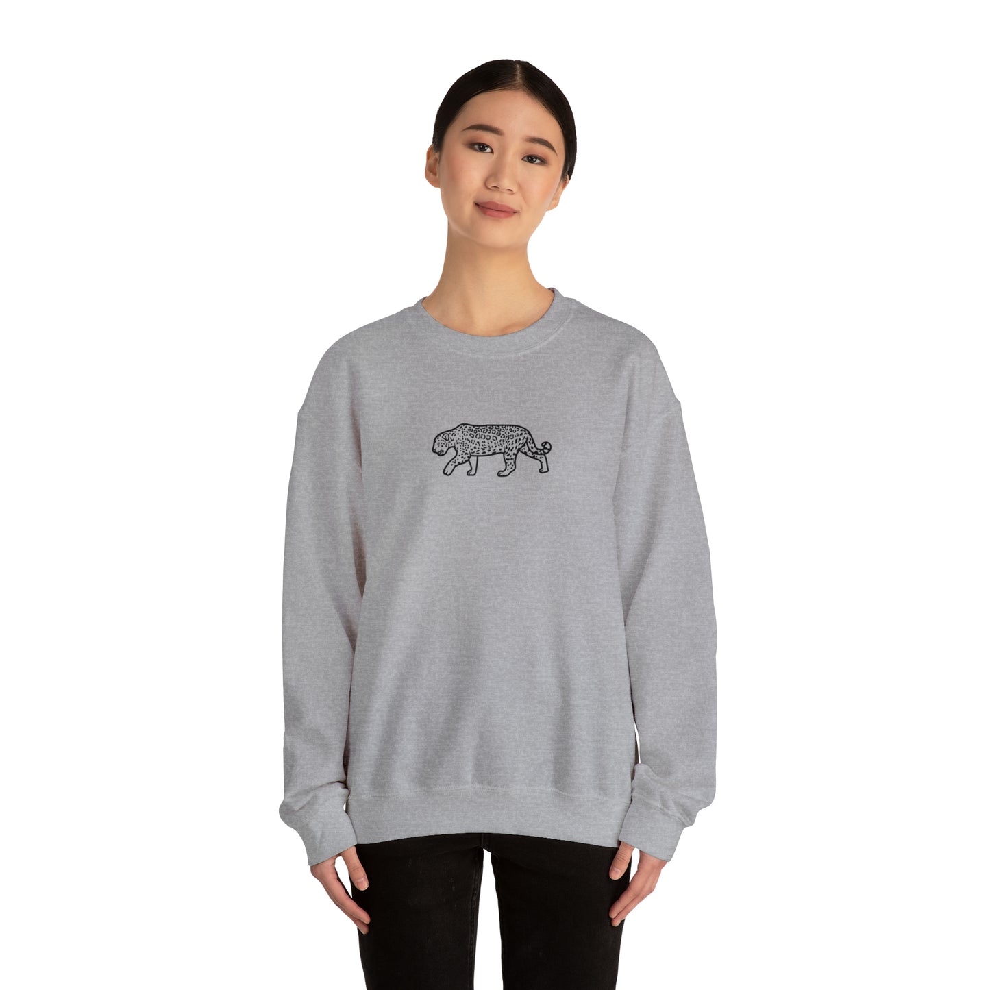 Jaguar Outline Heavy Sweatshirt