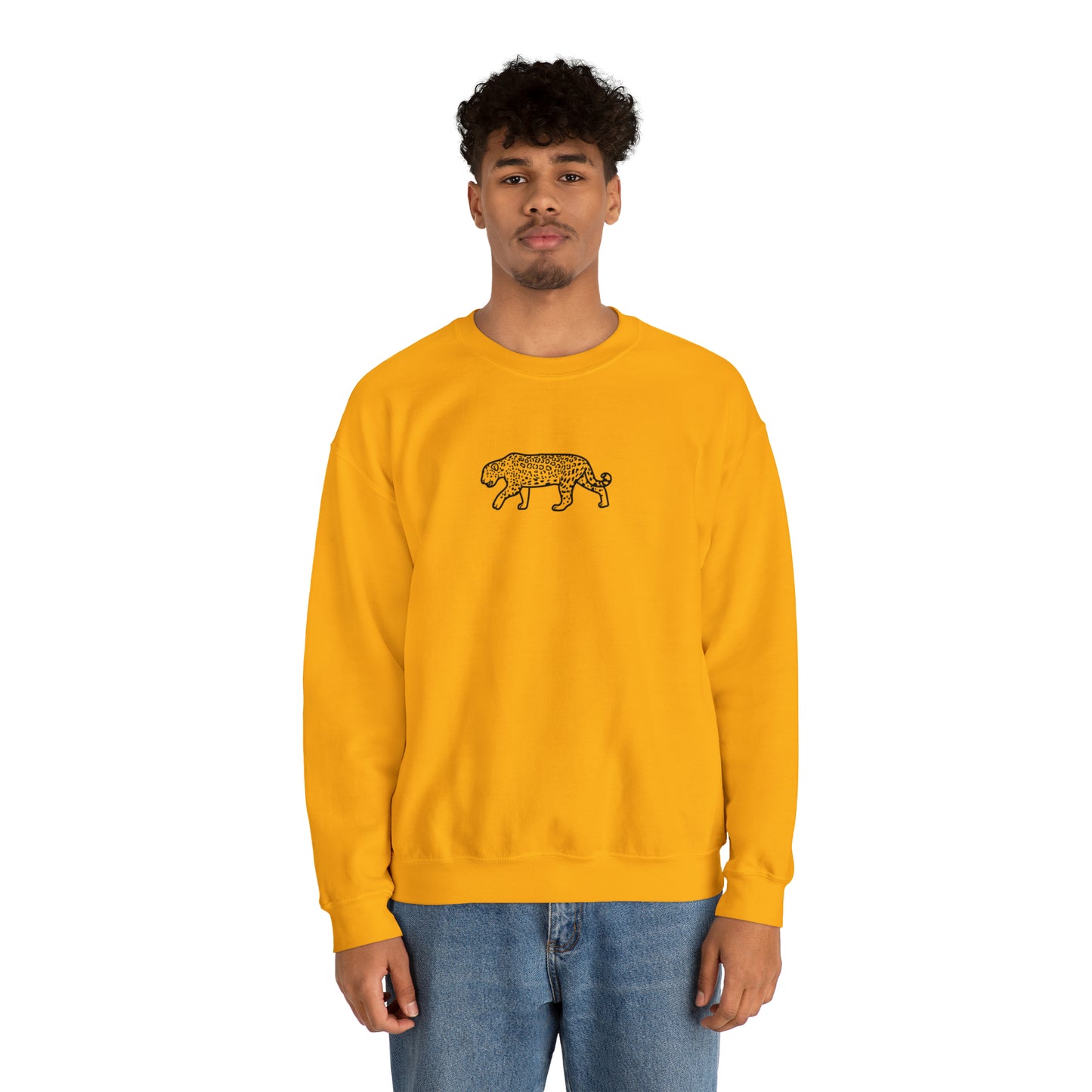 Jaguar Outline Heavy Sweatshirt