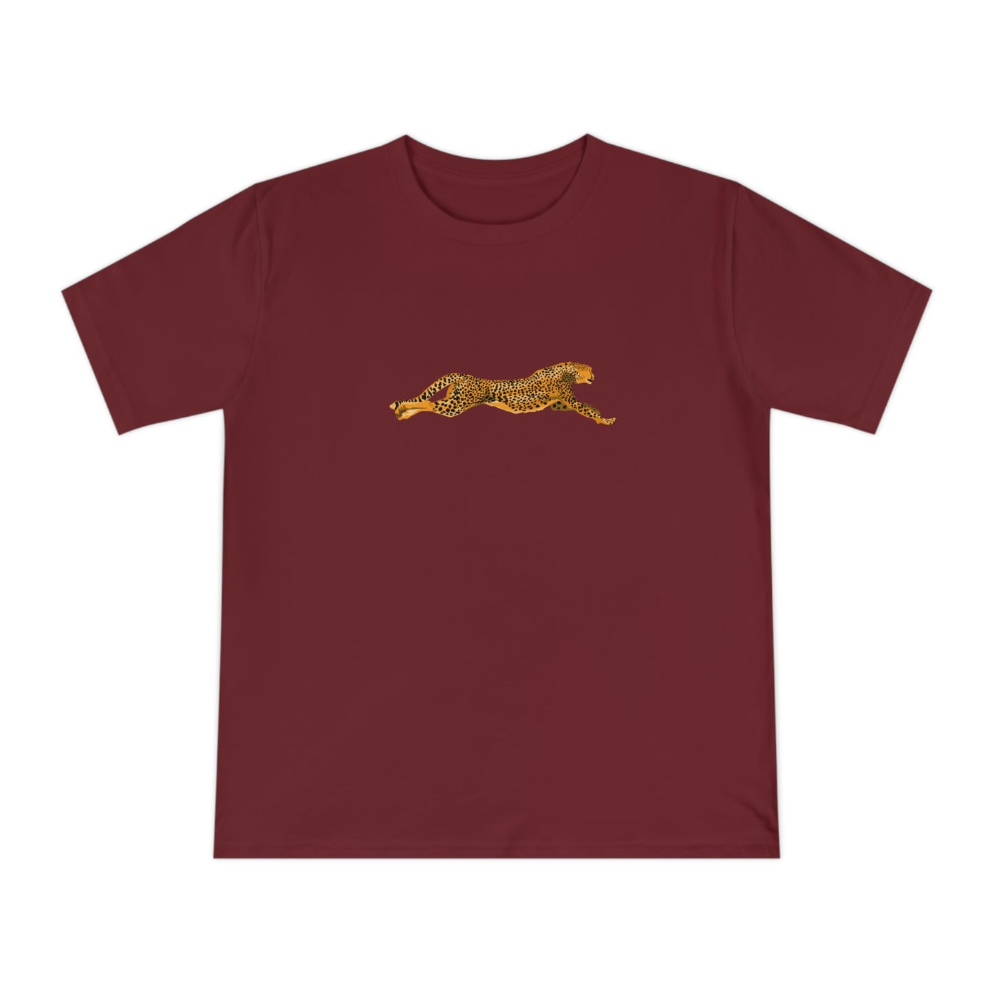 Cheetah Leap Organic Cotton T-shirt