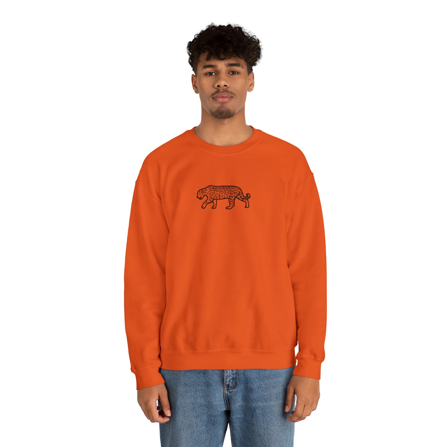 Jaguar Outline Heavy Sweatshirt