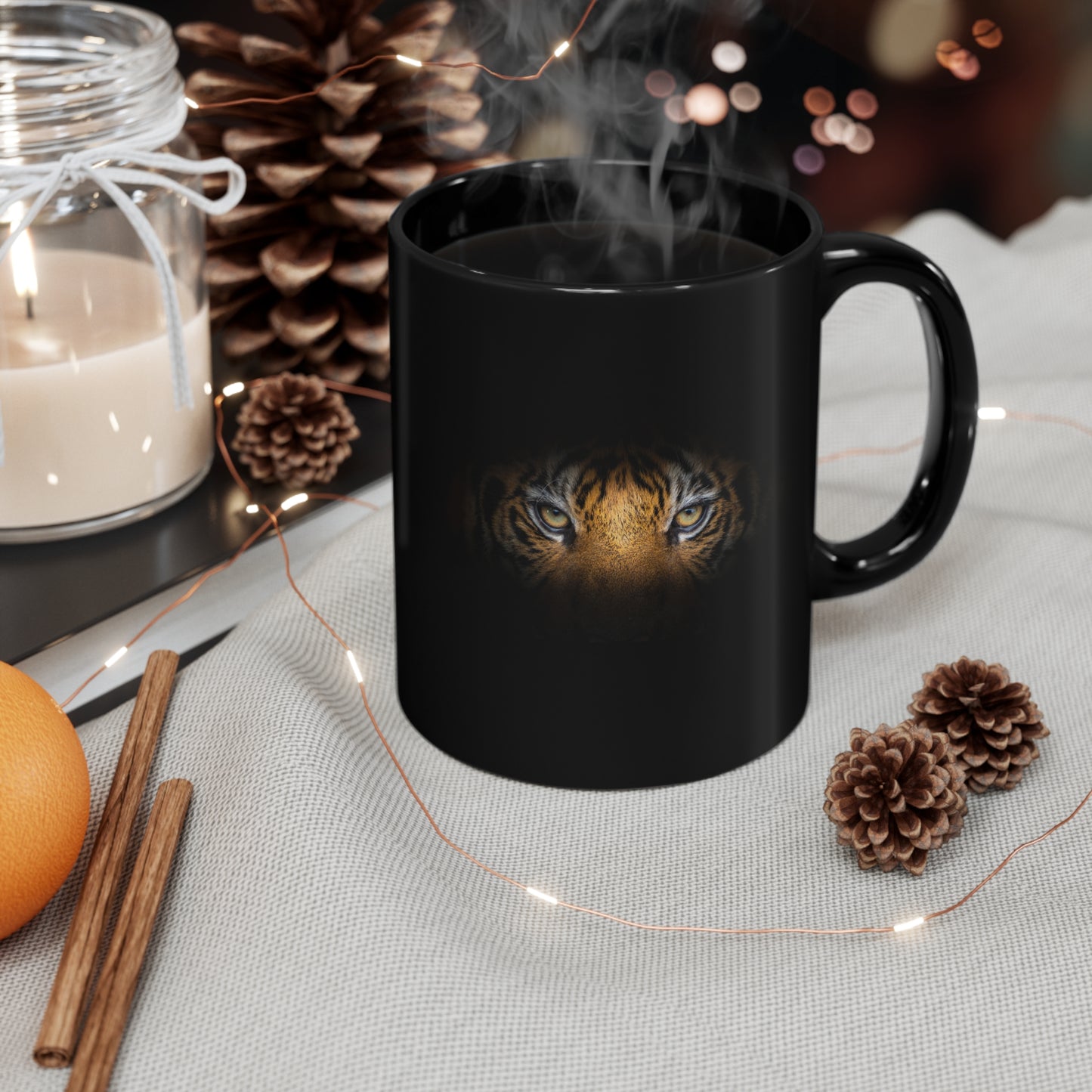 Eyes of the Tiger Ceramic Coffee Mug Cup