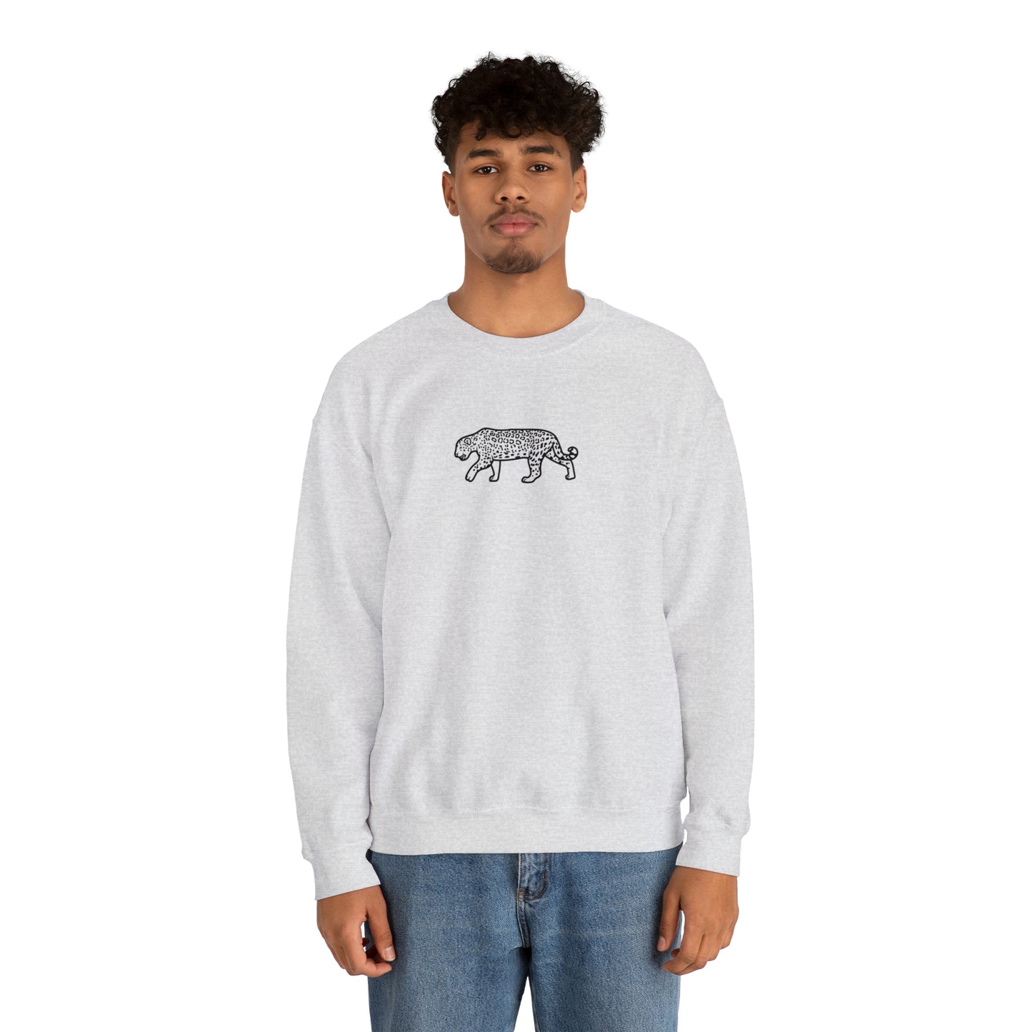 Jaguar Outline Heavy Sweatshirt