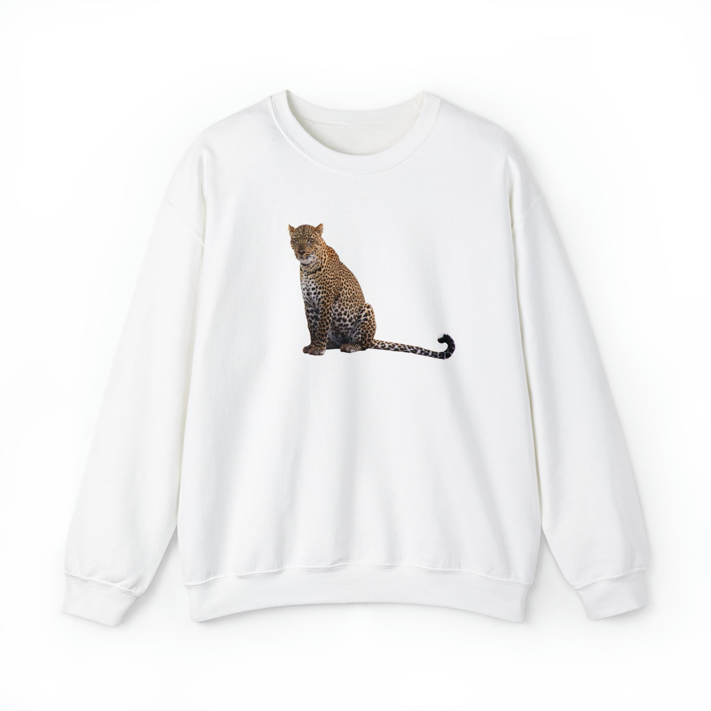 Sitting Leopard Heavy Sweatshirt