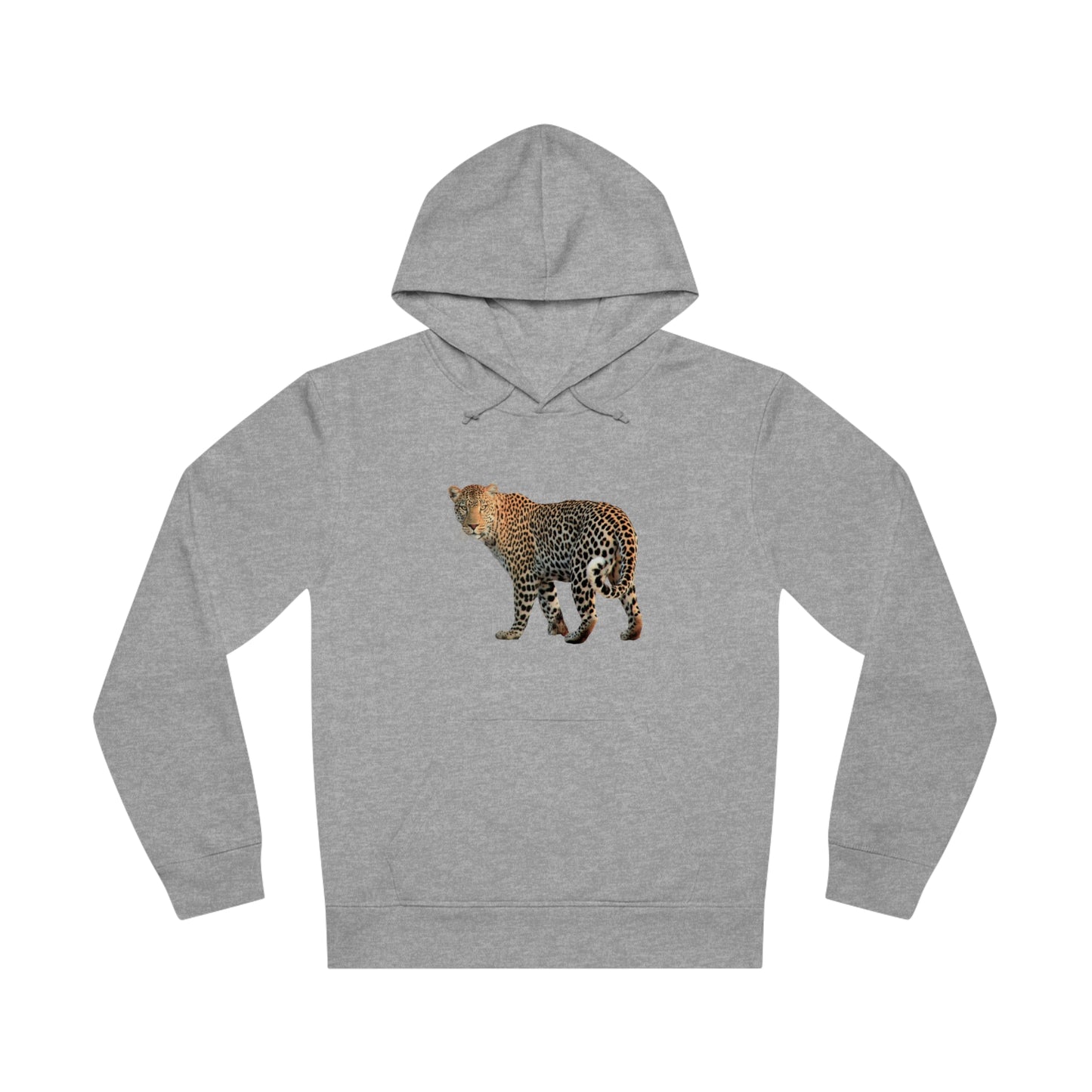 Leopard Turn Organic Material Hoodie Sweatshirt