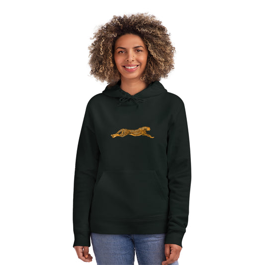 Fast Cheetah Organic Hoodie Sweatshirt