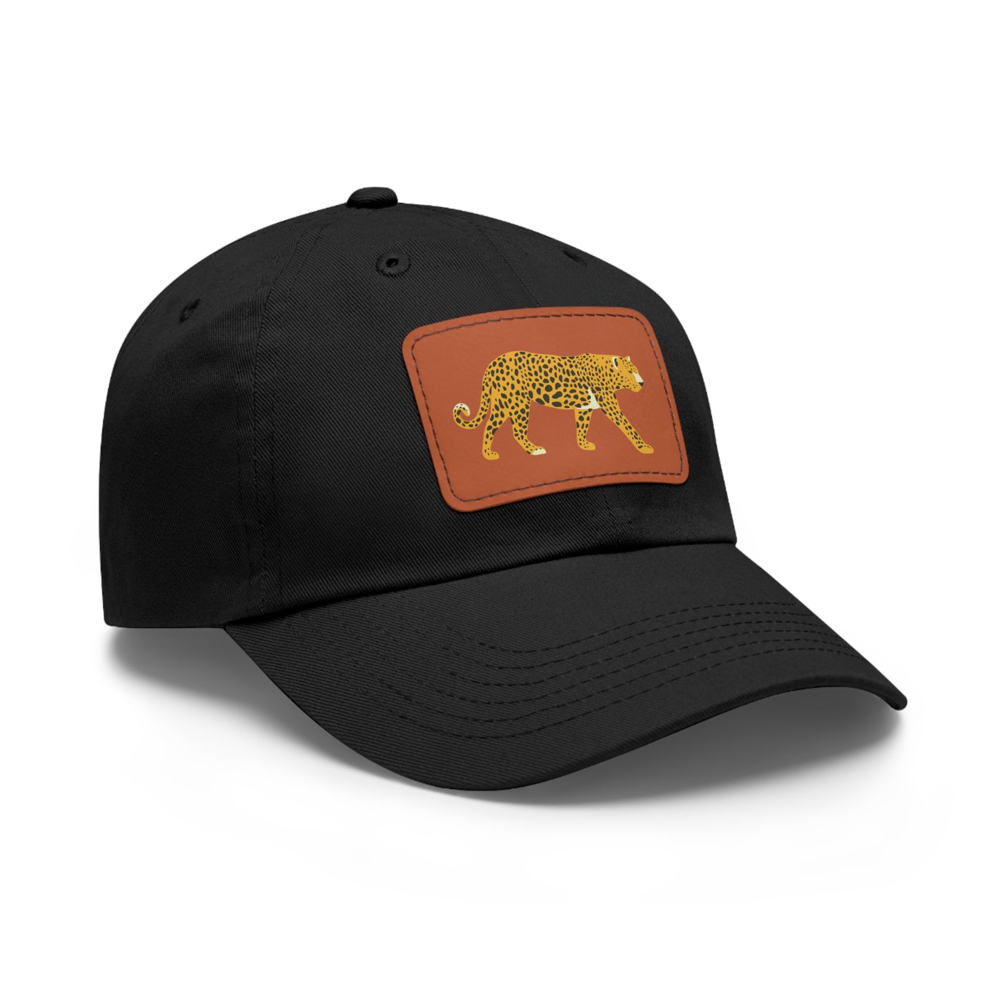 Leopard Crossing Patch Baseball Dad Hat